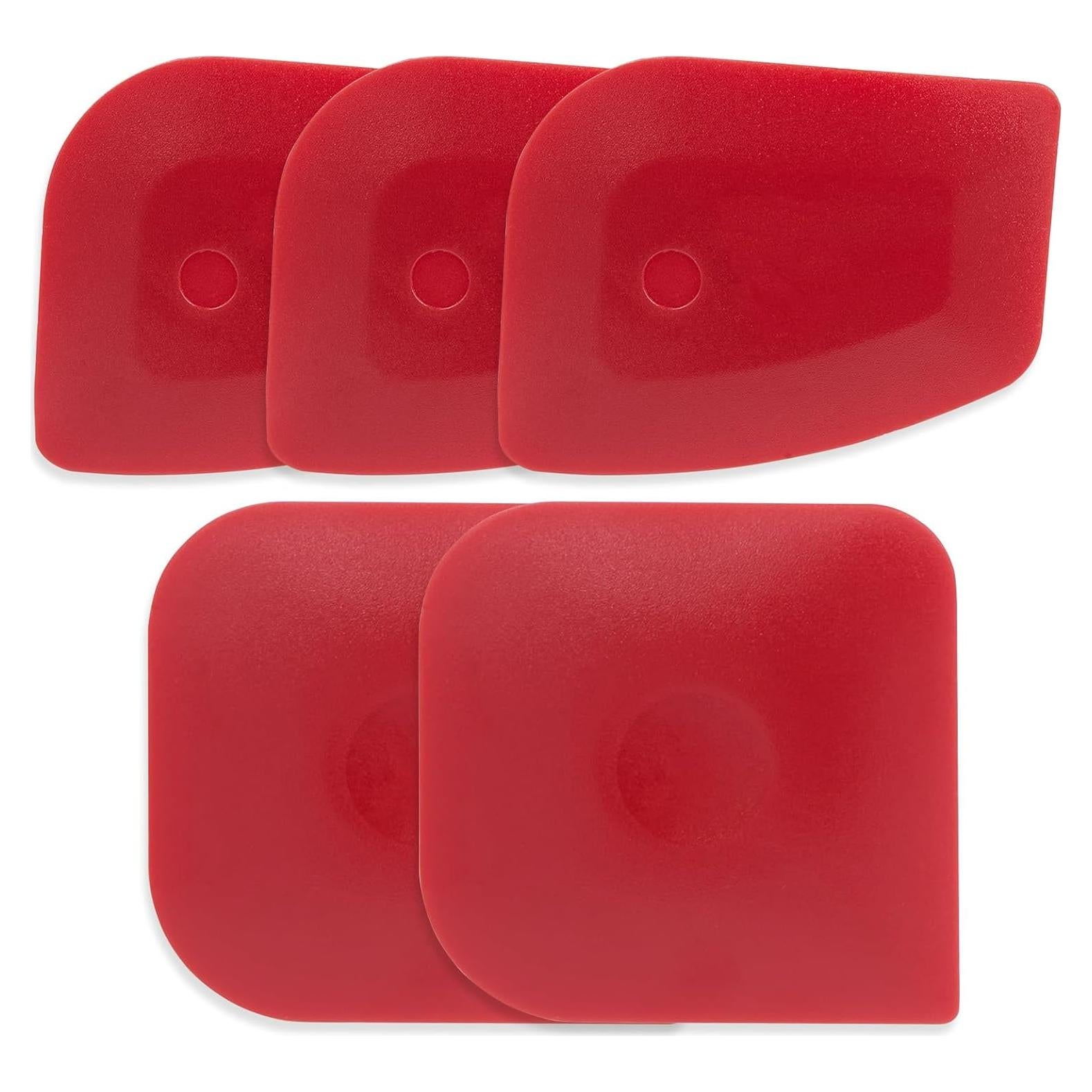 Juego de Raspadores de Plástico Haikole 5 Piezas para Cocina