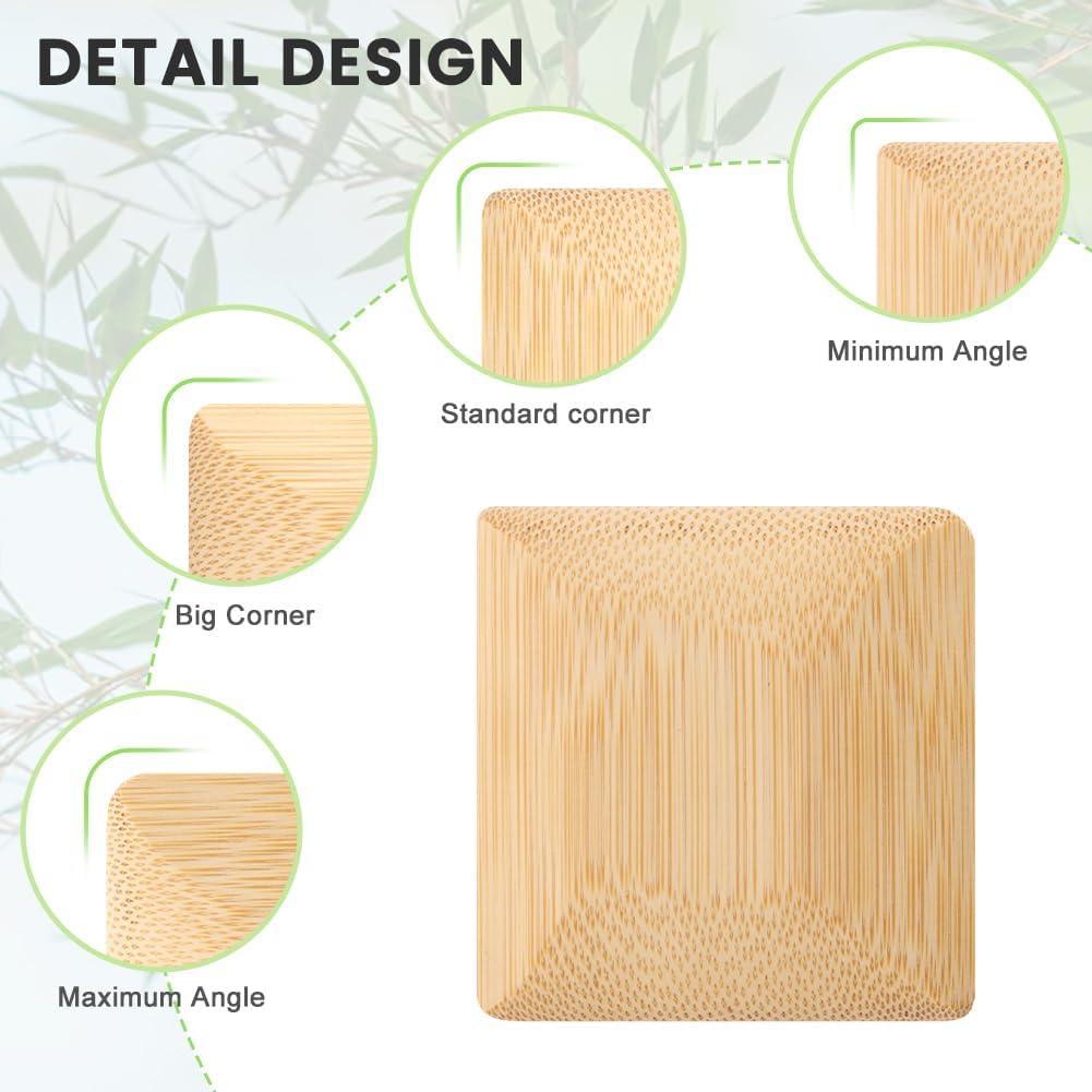 6 Raspadores de Bambú Velarionna para Limpiar Utensilios 7cm