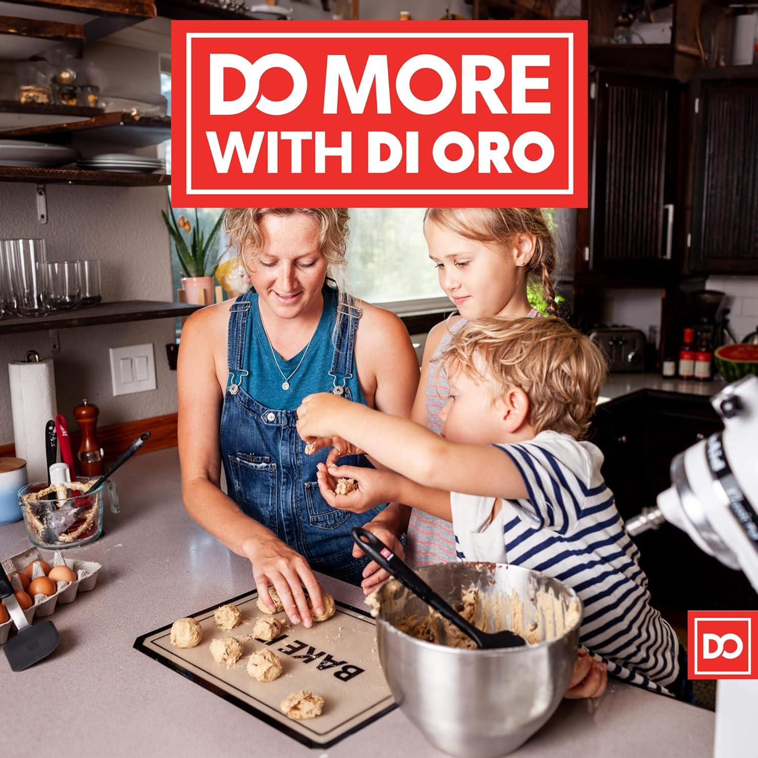 Espátula de Silicona Grande DI ORO - Resistente al Calor 315°C