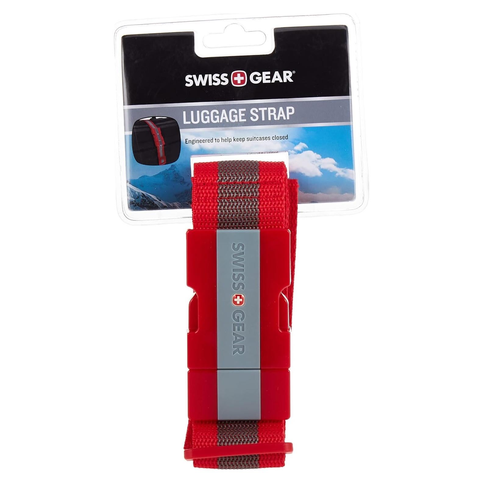 Correa de Equipaje Ajustable SwissGear WJ6188 - Rojo, 182.88 cm