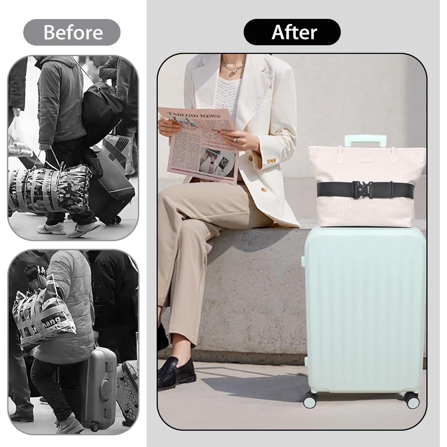 Cinturón de Viaje Vigorport Ajustable para Equipaje - Paquete de 2