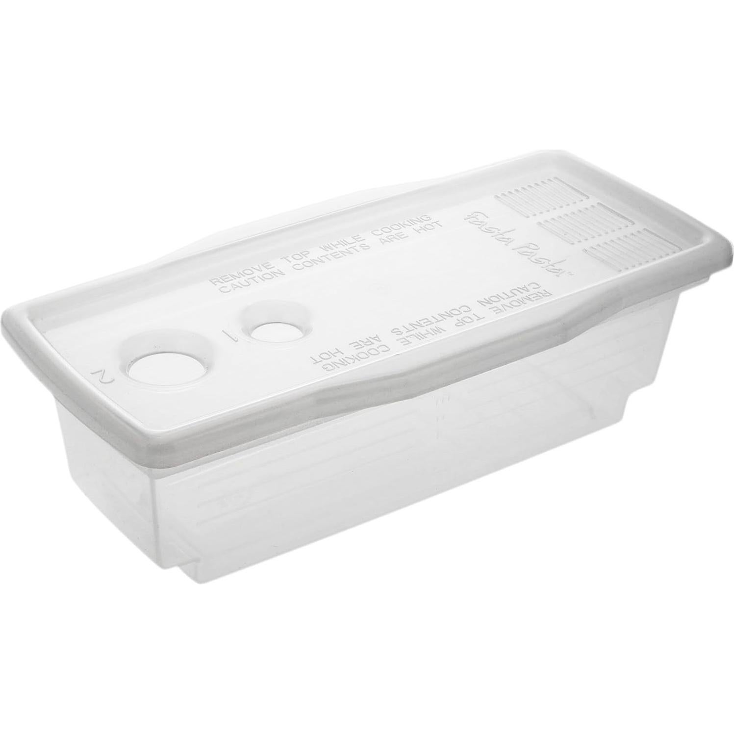 Cocinero de Pasta de Microondas Fasta Pasta Rojo 1.2L