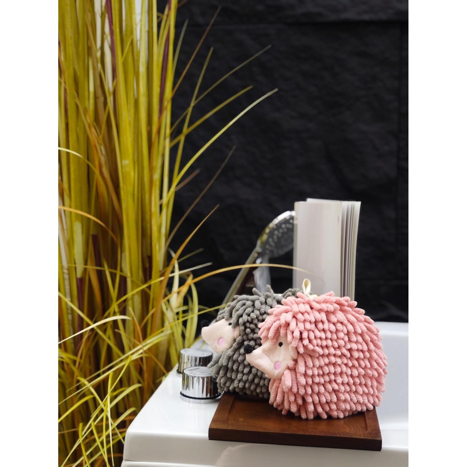 Toallas de Mano Yqdmcyan Hedgehog (Juego de 2) Microfibra 20x17cm