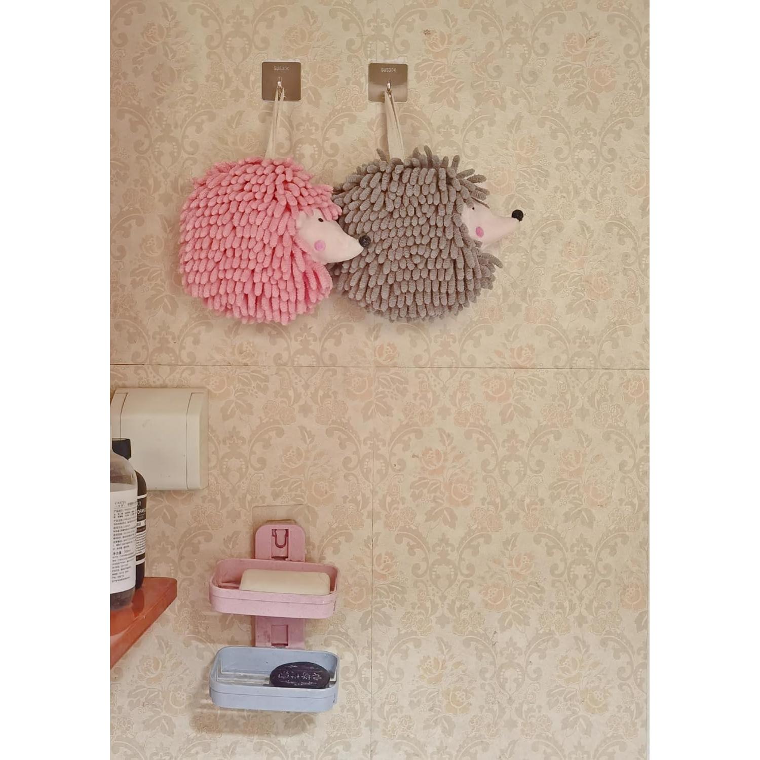 Toallas de Mano Yqdmcyan Hedgehog (Juego de 2) Microfibra 20x17cm