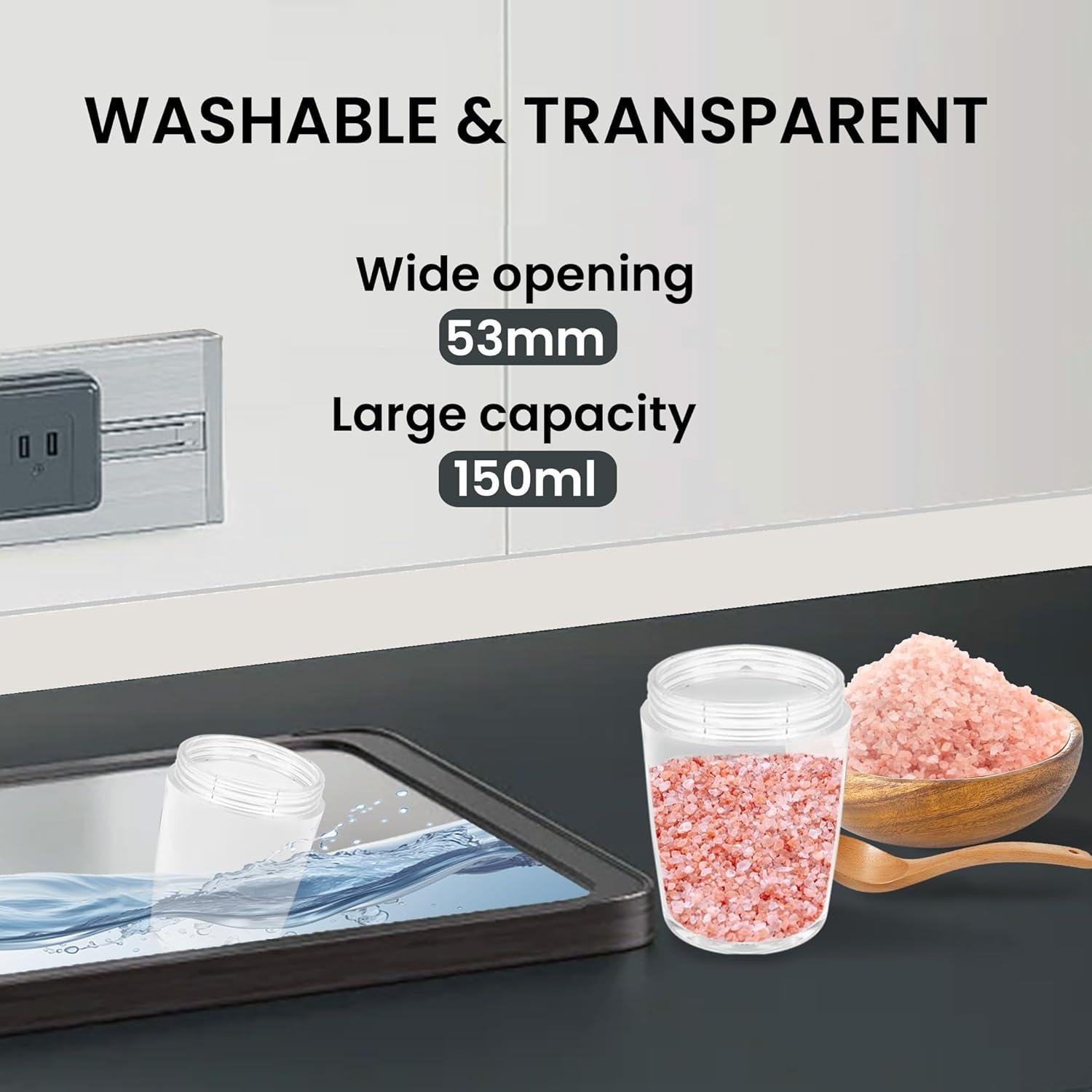 Juego de Molinillos Automáticos de Sal y Pimienta BELRIGO 2 Pcs