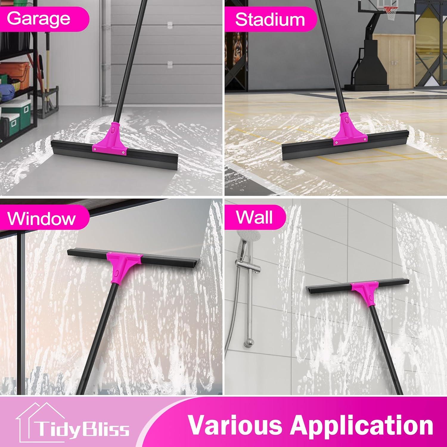 Raspador de Piso TidyBliss con Mango Telescópico 147.8 cm