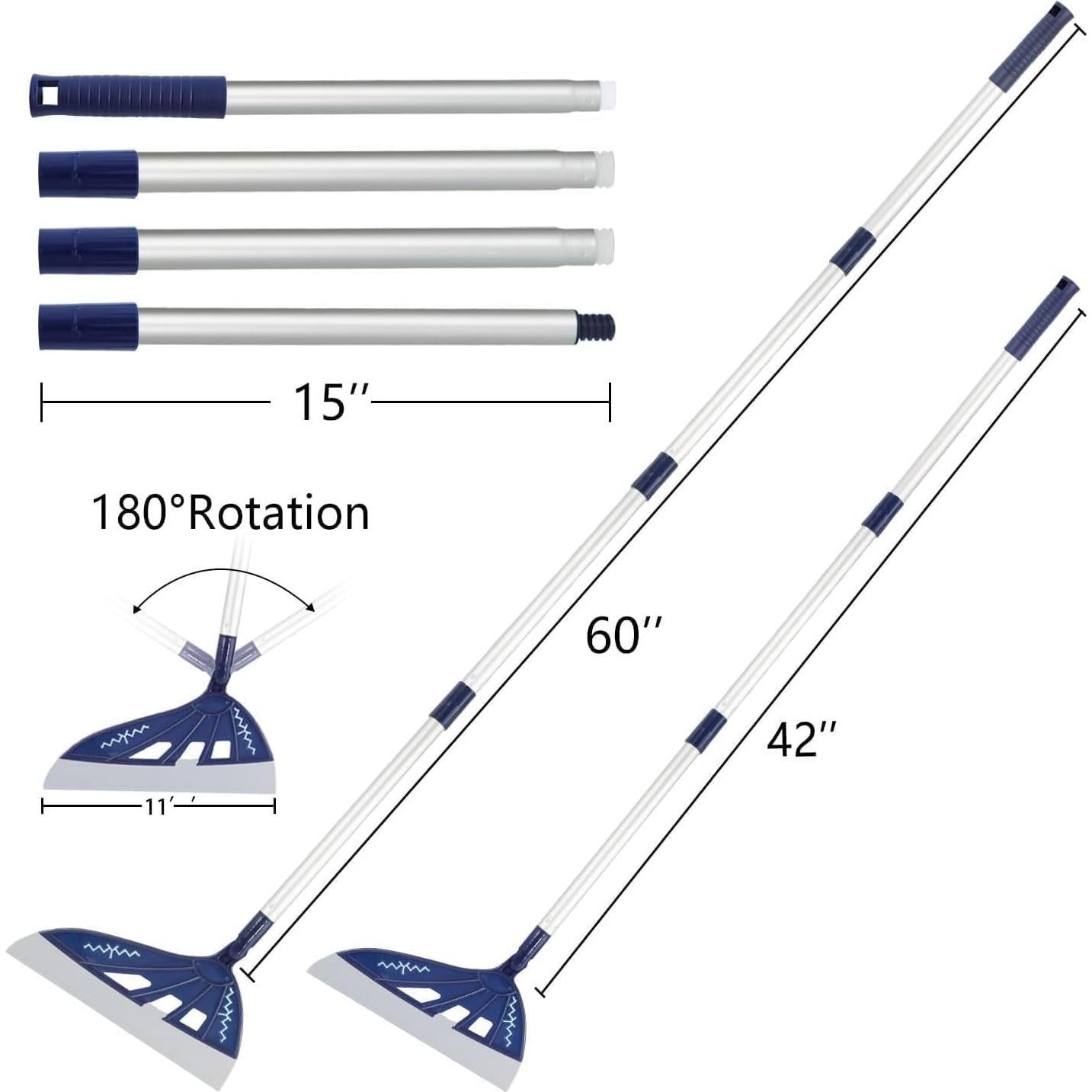 Escoba Mágica BURFERLY de Silicona y Aluminio, 76.2-190.5 cm