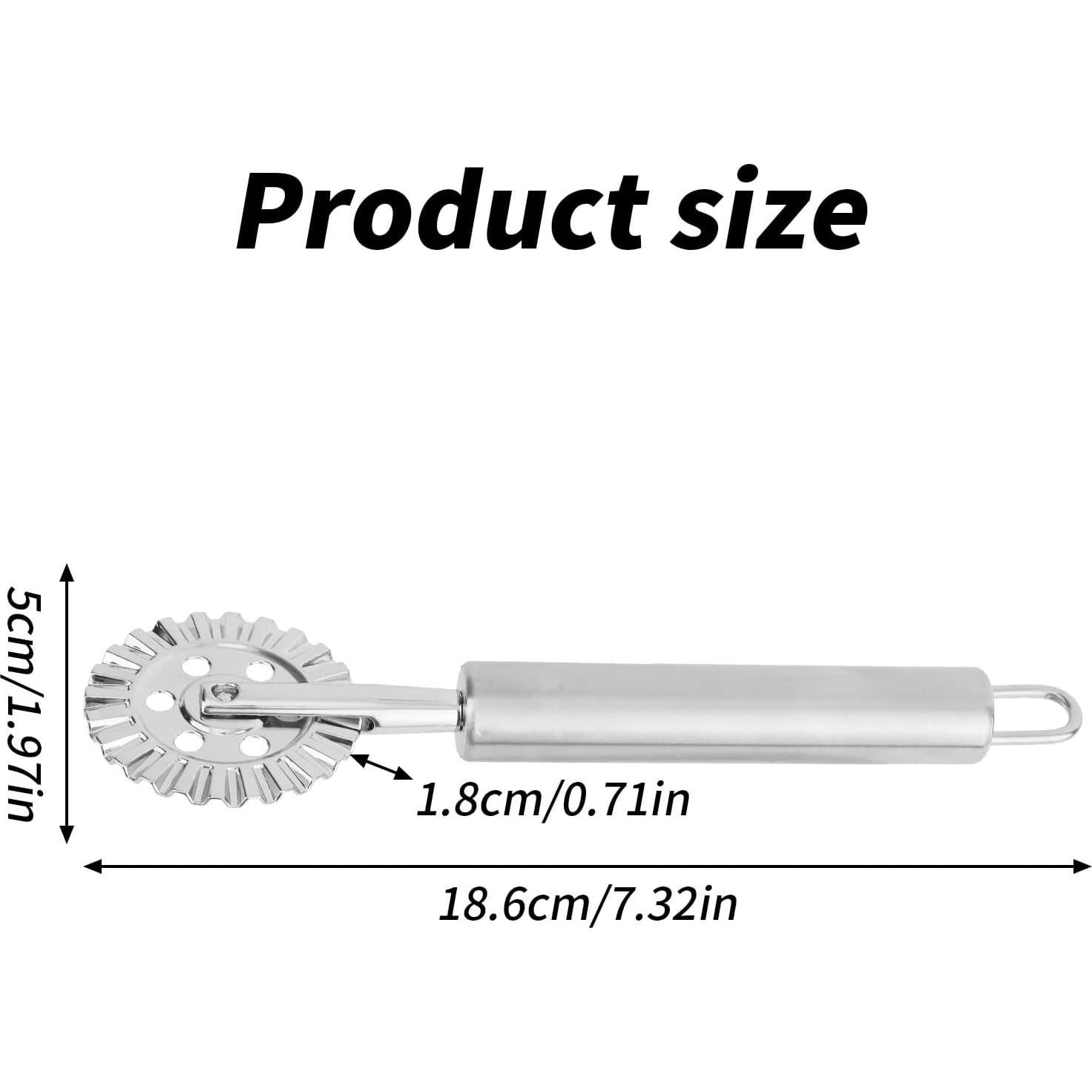 Cortador de Rueda de Pastelería Gosknor Acero Inoxidable 20x10 cm