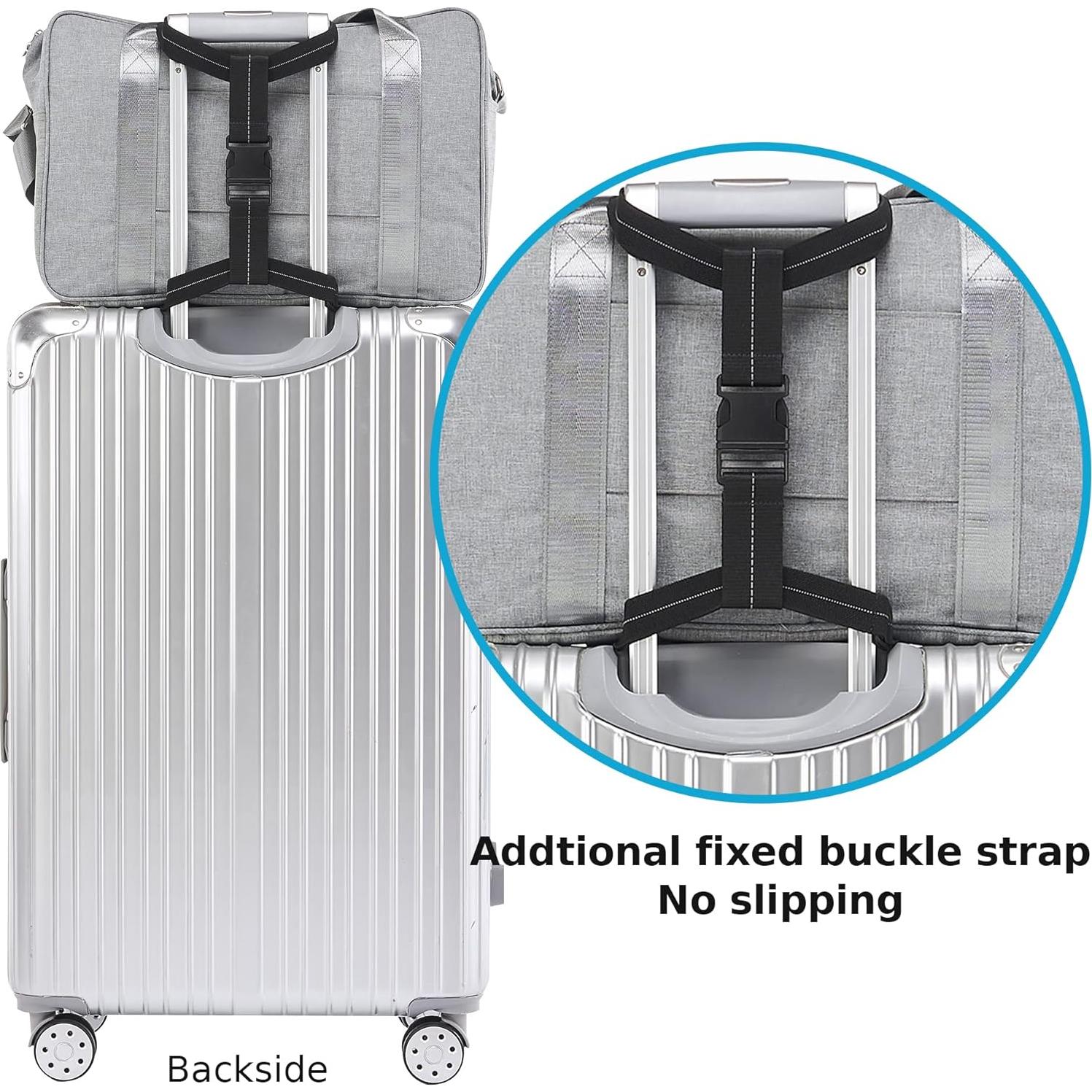 Correas Bungee Travelkin para Equipaje - 70 a 240 cm - Negro