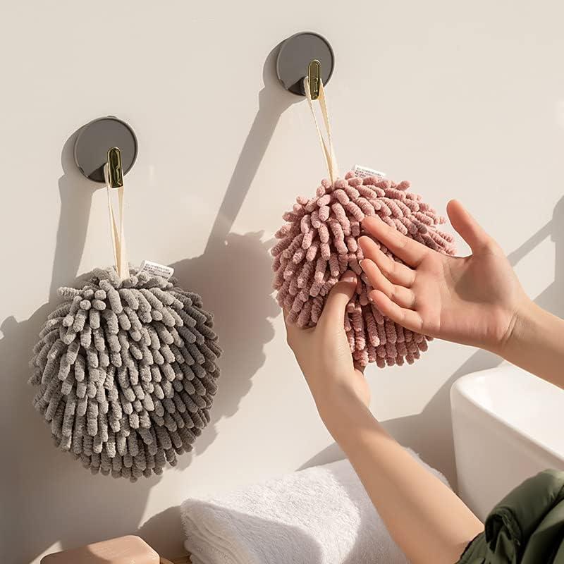 Juego de 3 Toallas de Mano Chenille Pofiko - Microfibra Suave y Absorbente