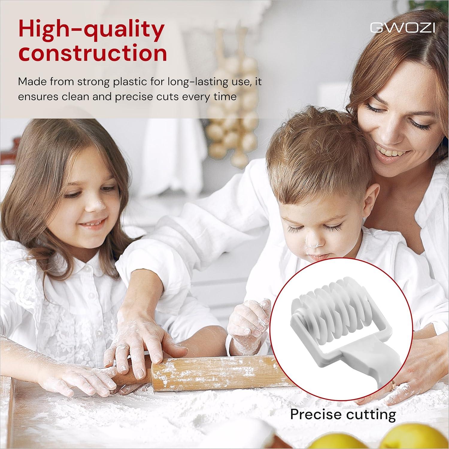 Cortador de Lattice de Masa GWOZI 20x7 cm - Herramienta de Pastelería