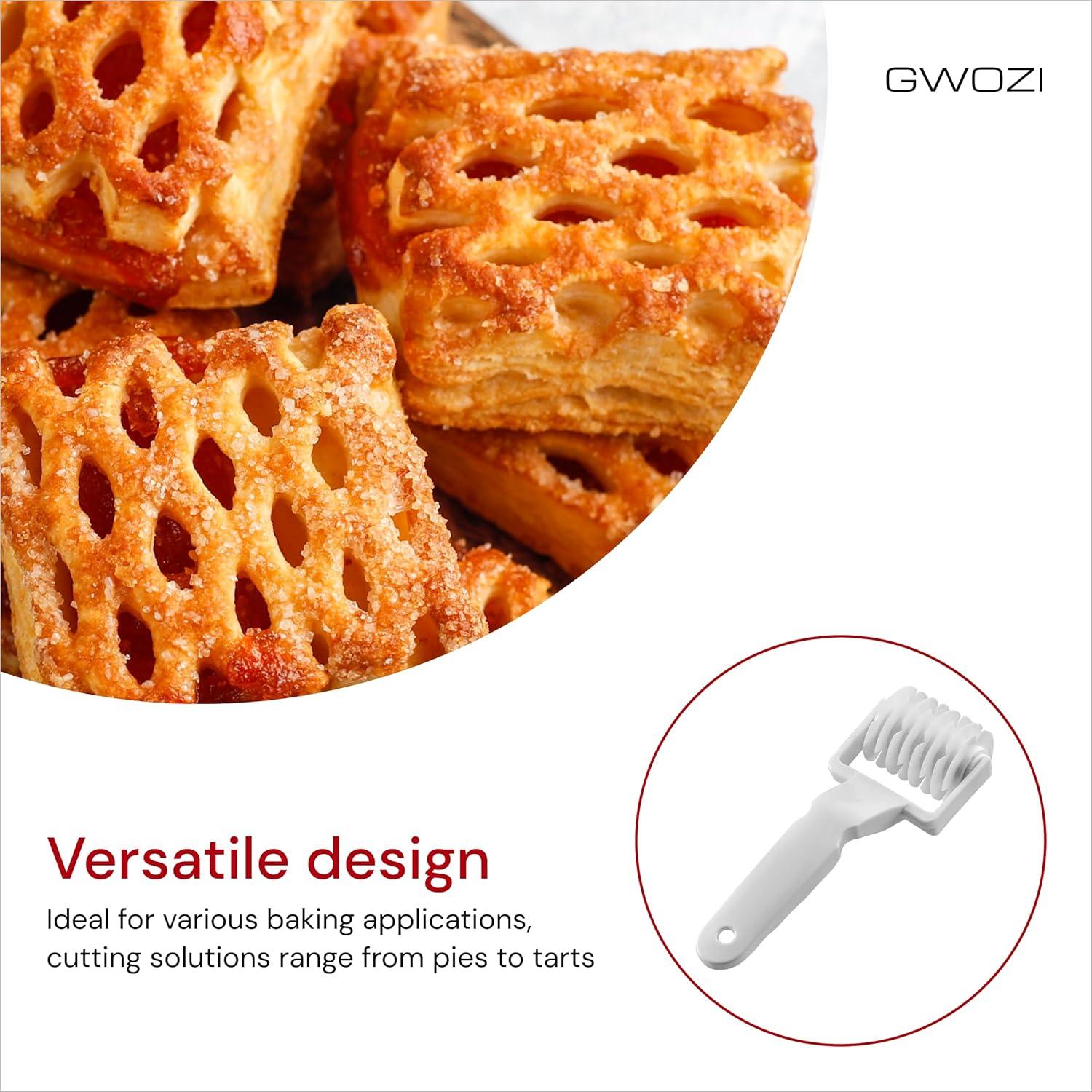 Cortador de Lattice de Masa GWOZI 20x7 cm - Herramienta de Pastelería