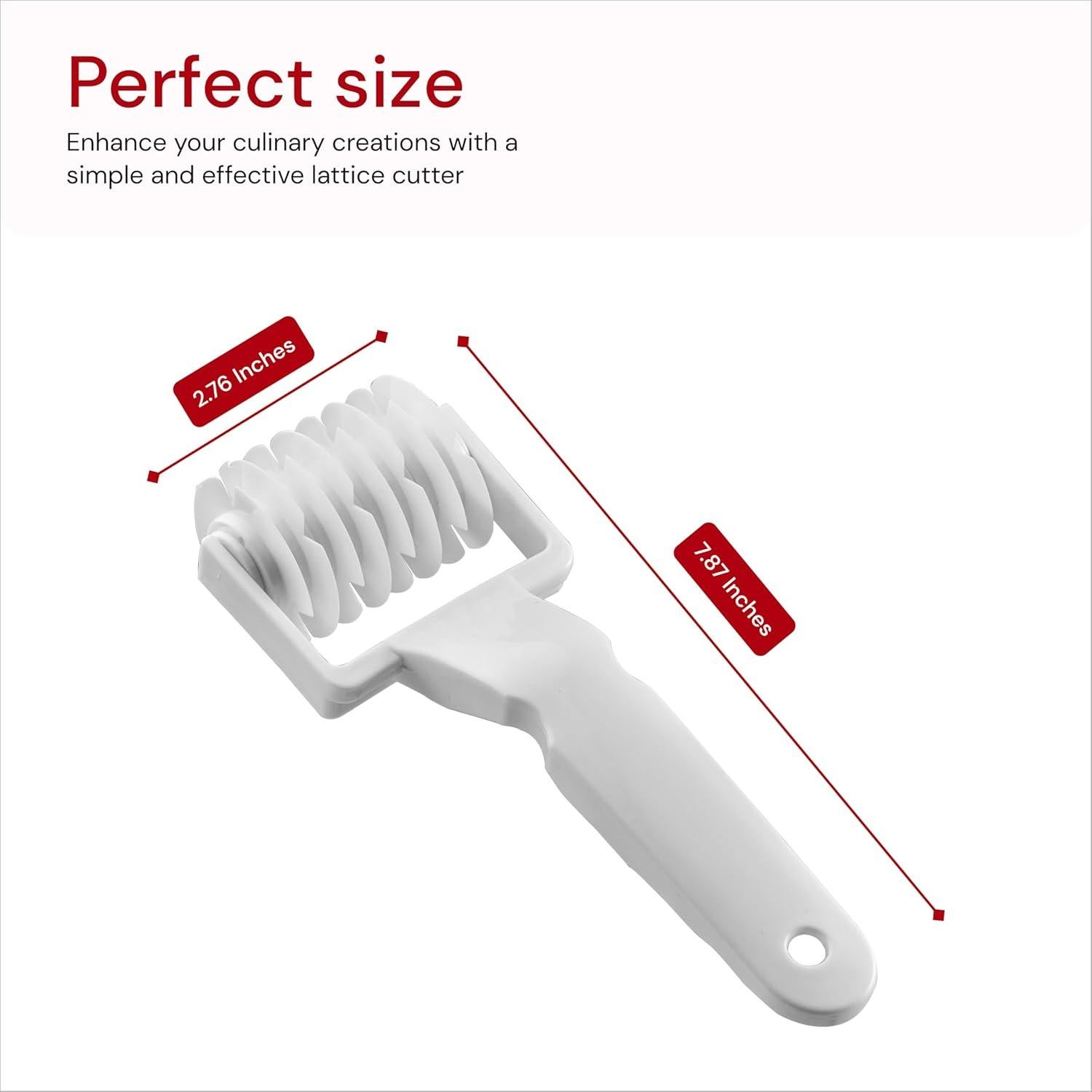 Cortador de Lattice de Masa GWOZI 20x7 cm - Herramienta de Pastelería