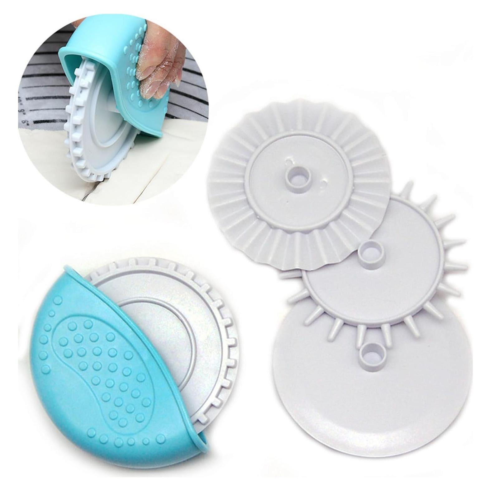 Cortadores de Masa 4PCS Yuecoom - Rodillo Plástico para Pasteles