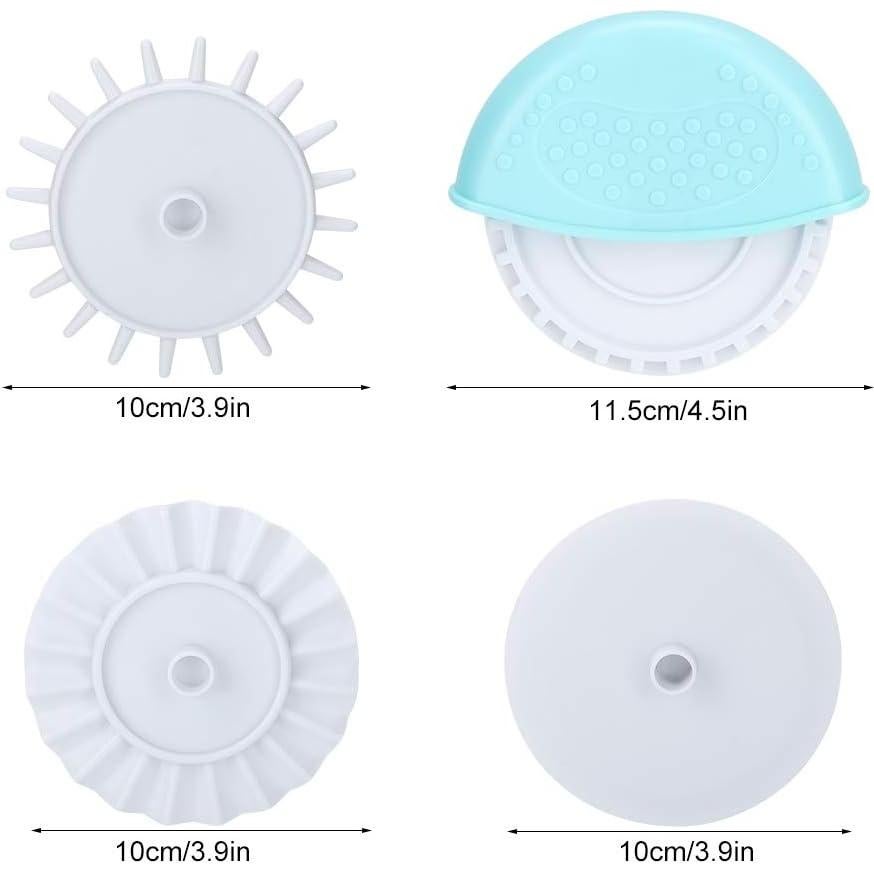 Cortadores de Masa 4PCS Yuecoom - Rodillo Plástico para Pasteles