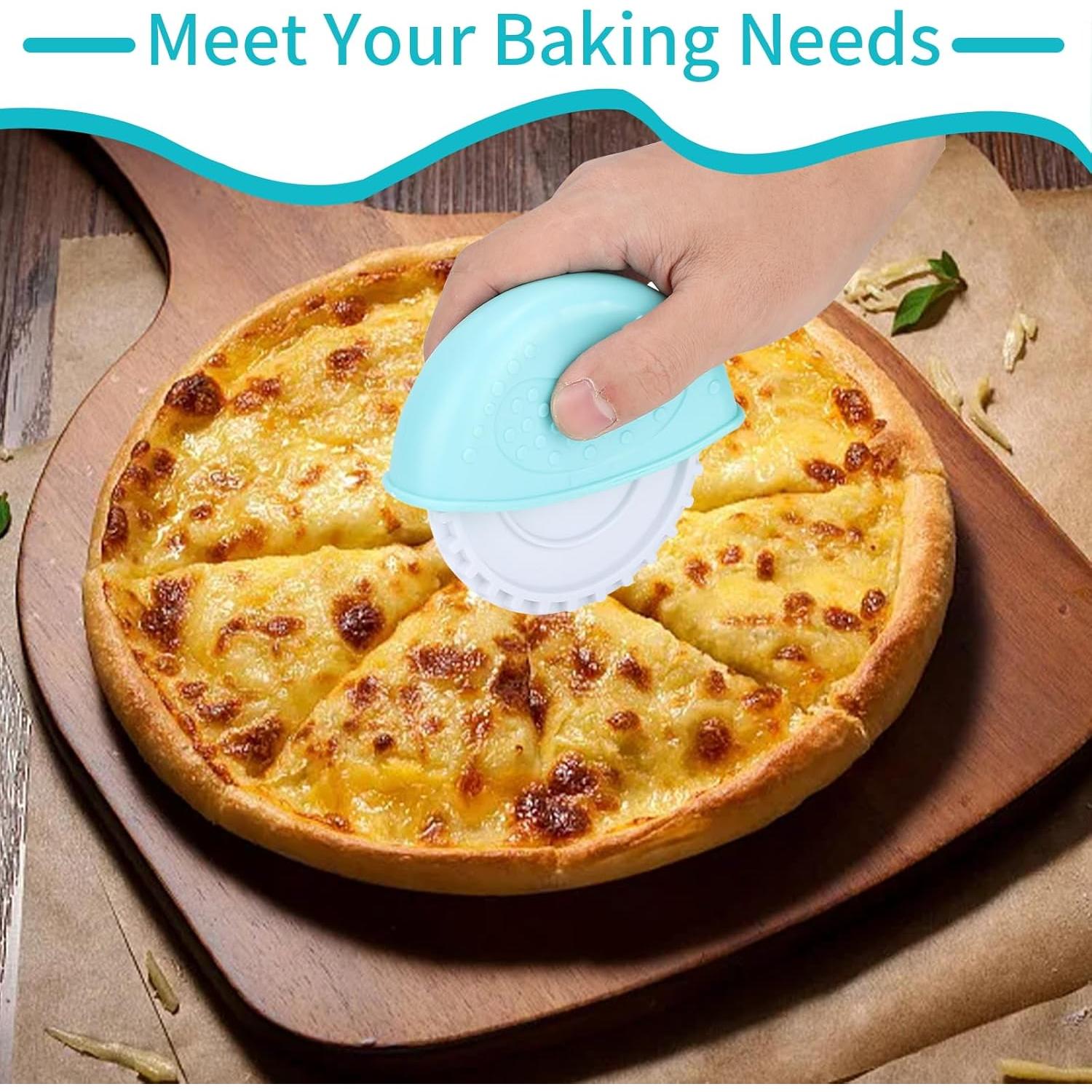 Cortadores de Masa 4PCS Yuecoom - Rodillo Plástico para Pasteles