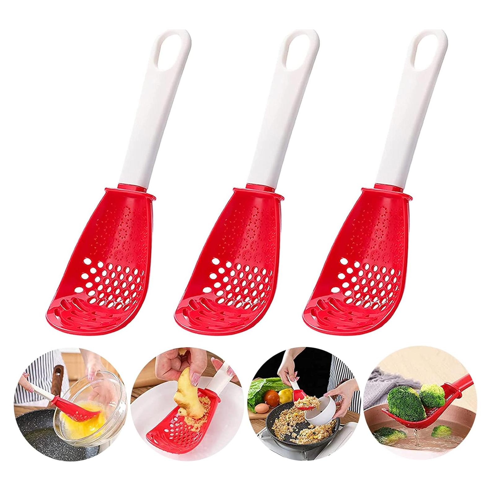 Cuchara de Cocina Multifuncional 6 en 1 Flecha de Cupido - Rojo