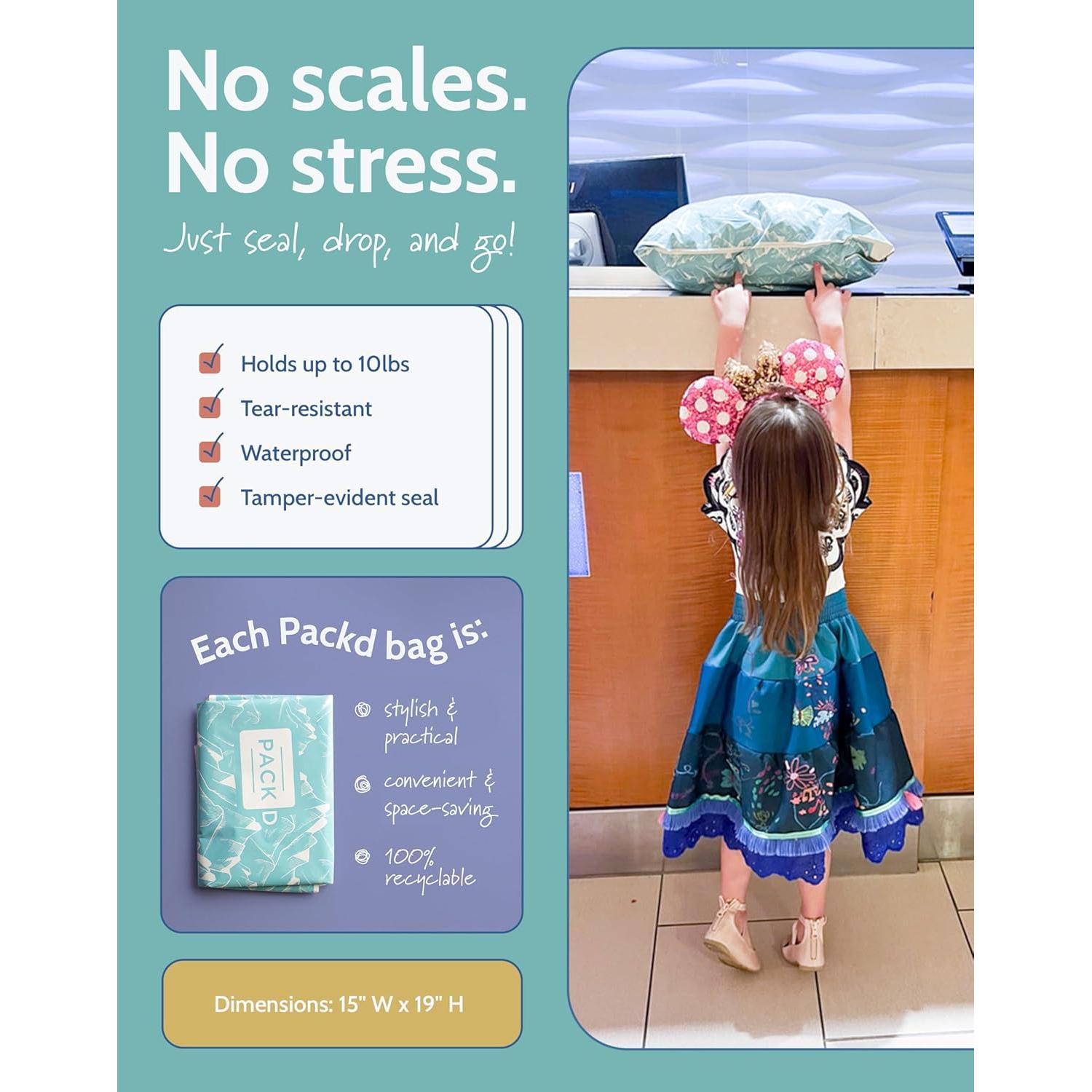 Bolsas de Envío PACKD Prepagadas y Preetiquetadas - 3 Piezas 38x48cm