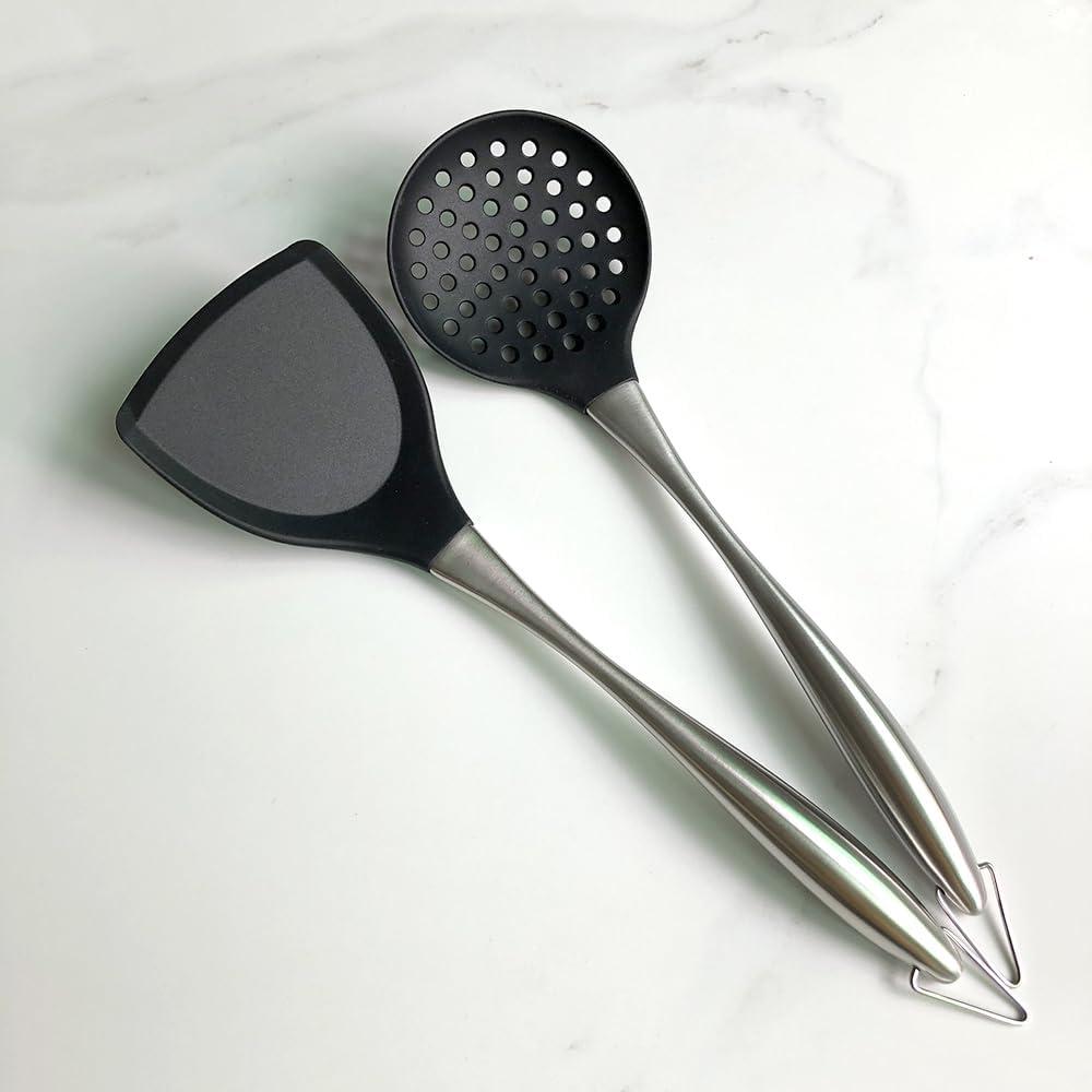 Cuchara Ranurada de Silicona Honglida para Wok - 119g