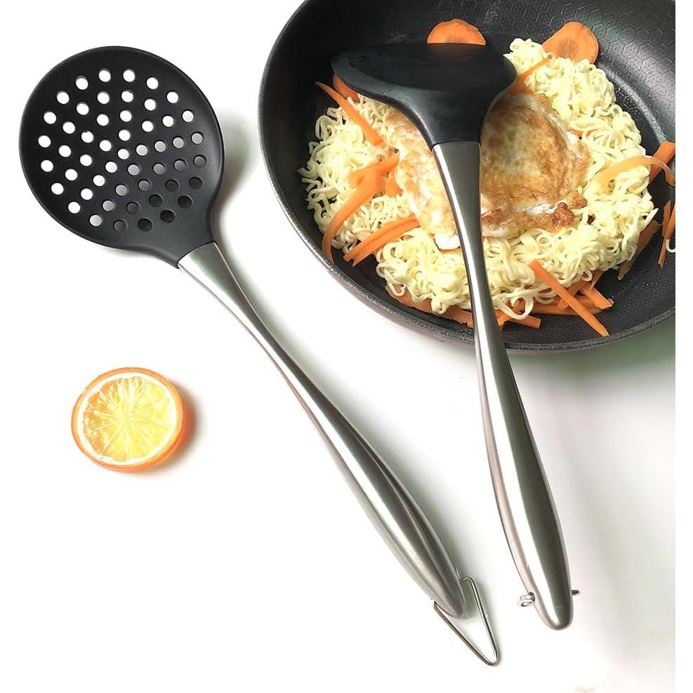 Cuchara Ranurada de Silicona Honglida para Wok - 119g