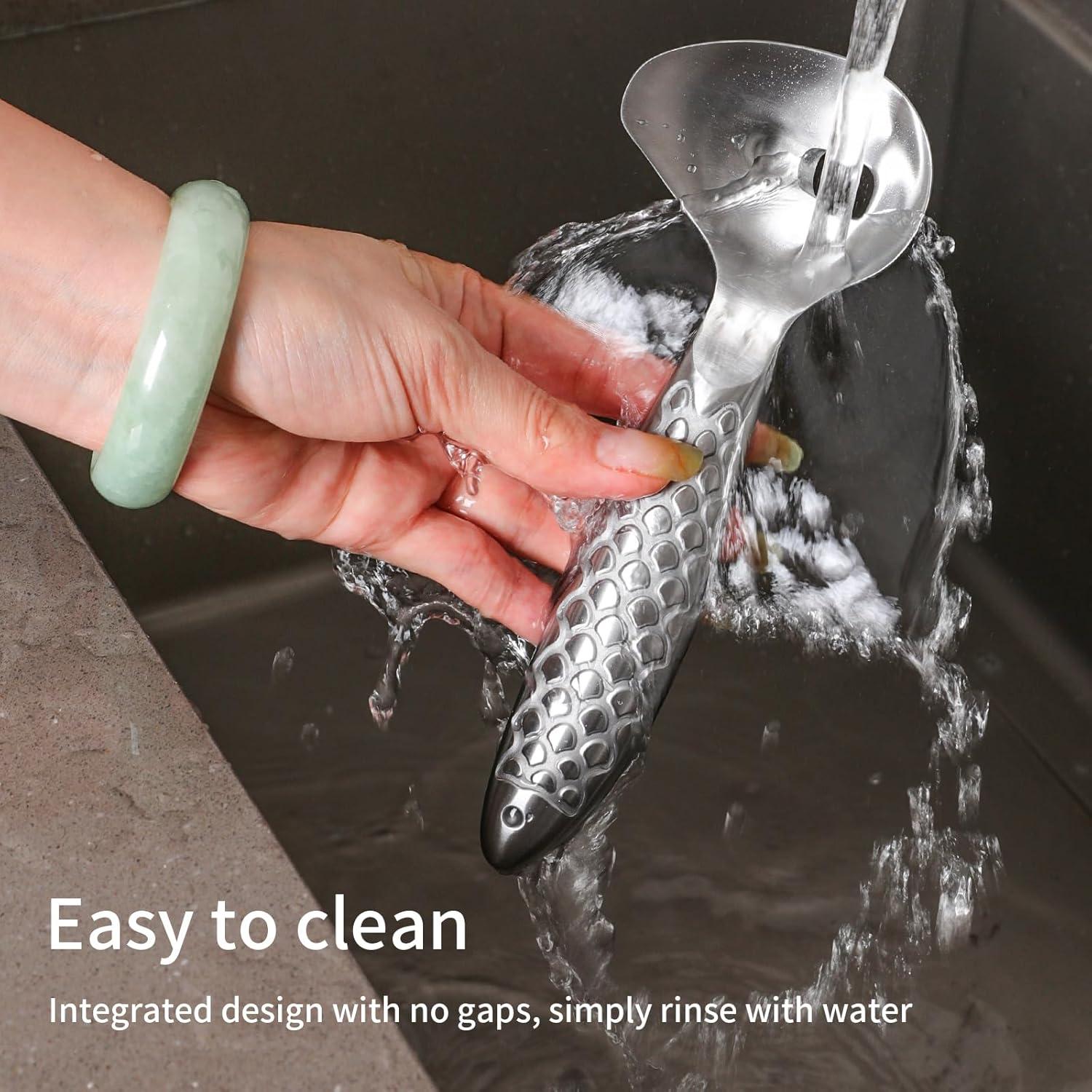 Cuchara Peladora de Cactus NECOOKS Acero Inoxidable 18.5x6.8 cm