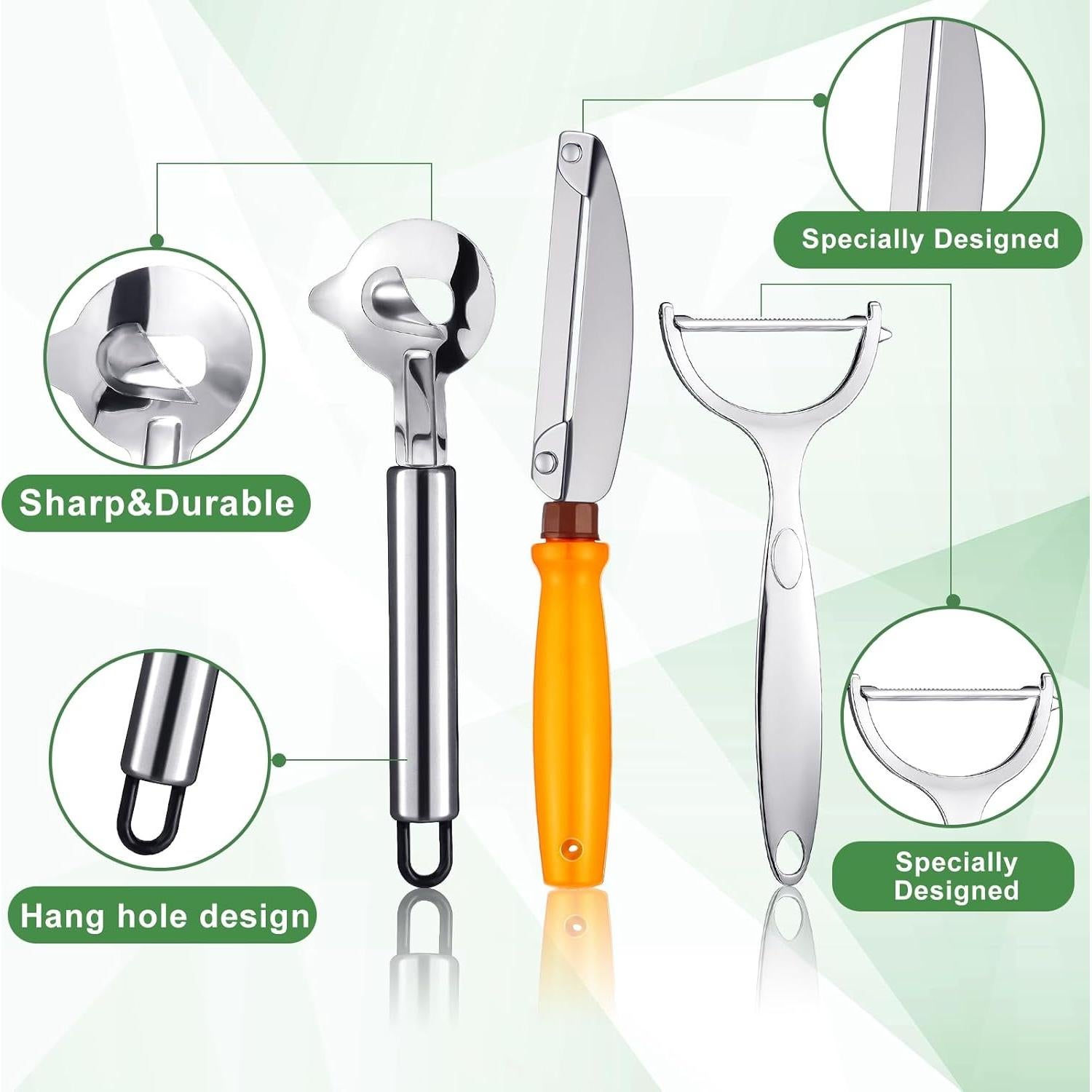 Juego de Herramientas para Pelar Cactus Lothee - 4 Piezas