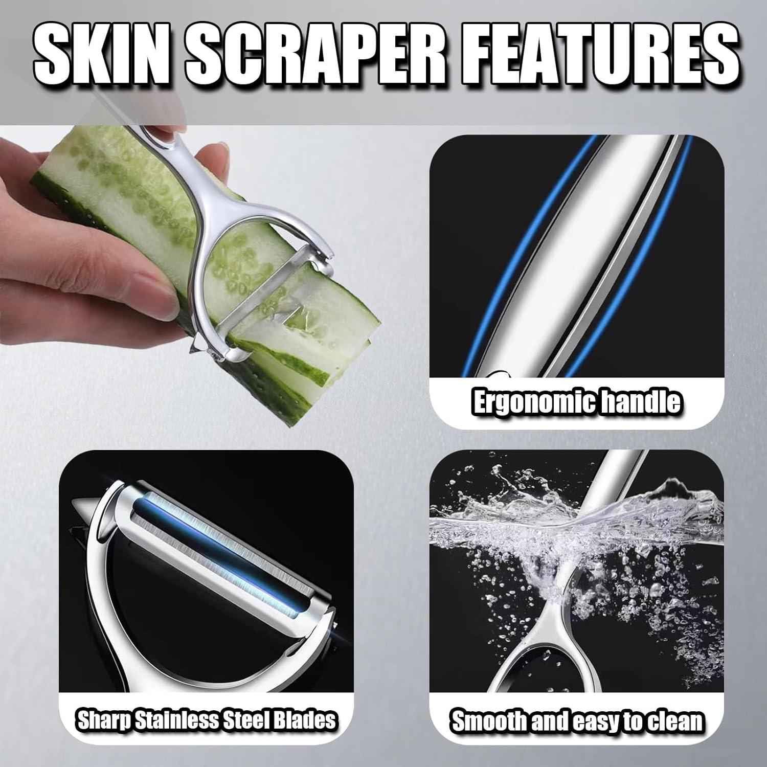 Juego de Herramientas para Pelar Cactus TOAINRSI - Acero Inoxidable