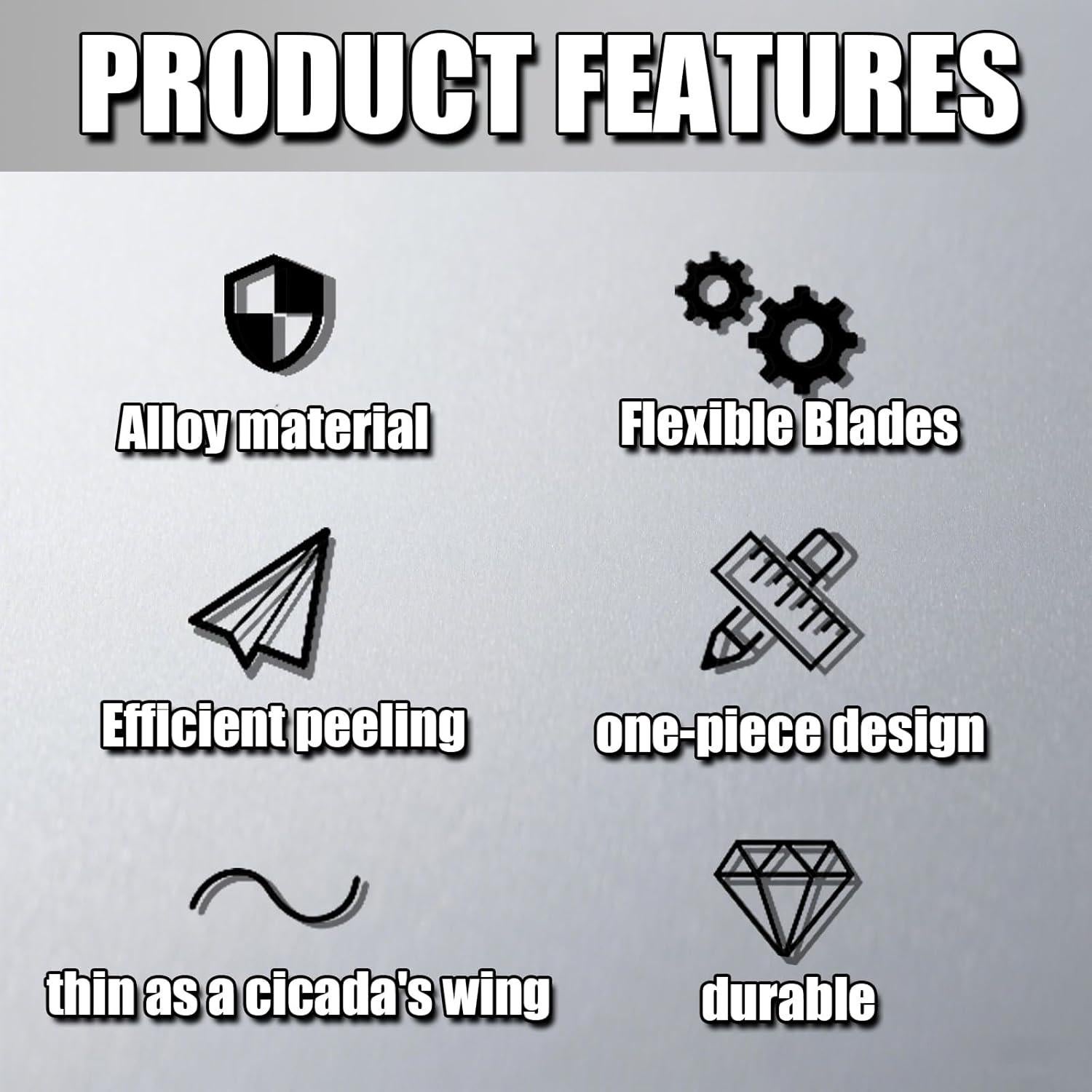 Juego de Herramientas para Pelar Cactus TOAINRSI - Acero Inoxidable