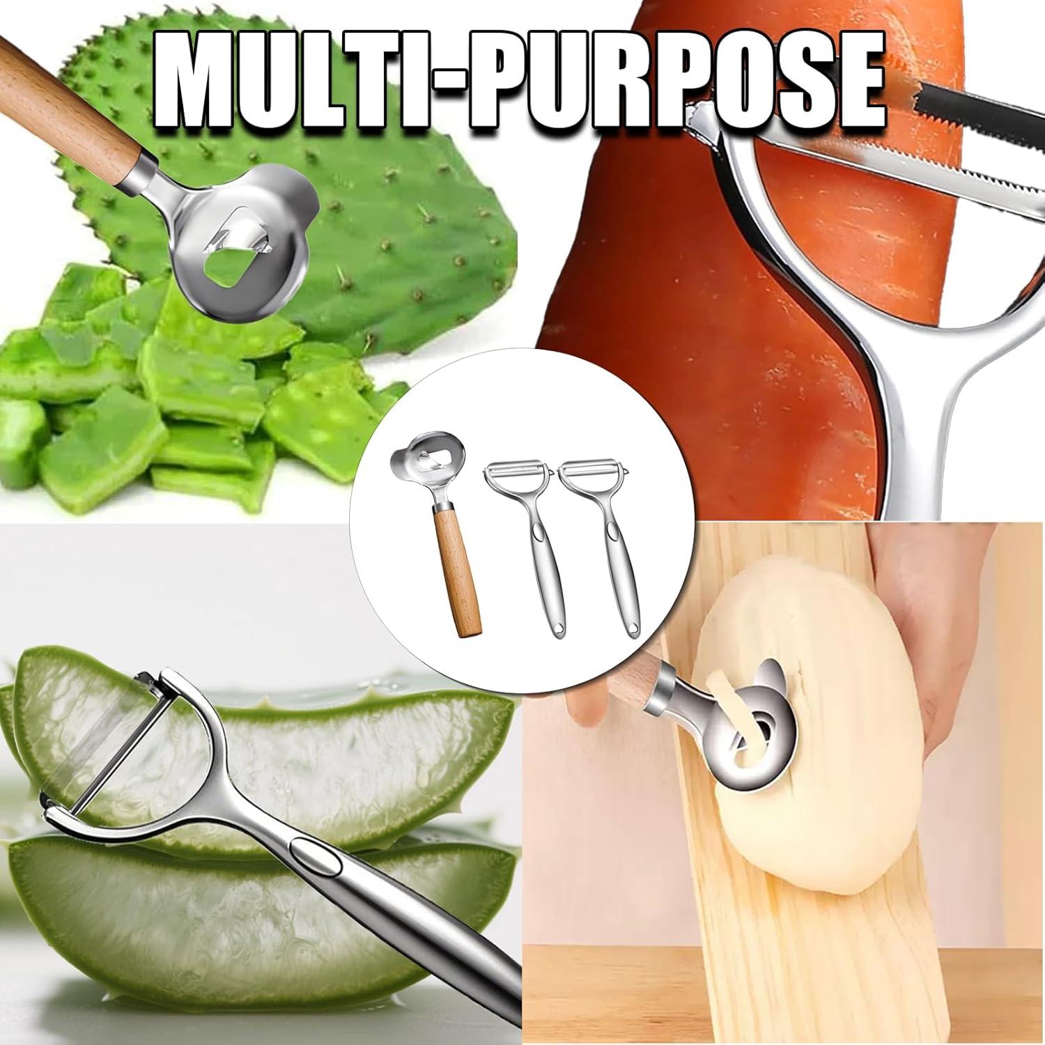 Juego de Herramientas para Pelar Cactus TOAINRSI - Acero Inoxidable