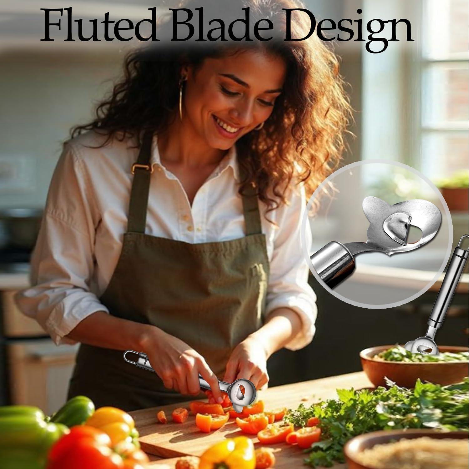 Cuchara Pelador de Nopales 3 Pcs Acero Inoxidable Podafu