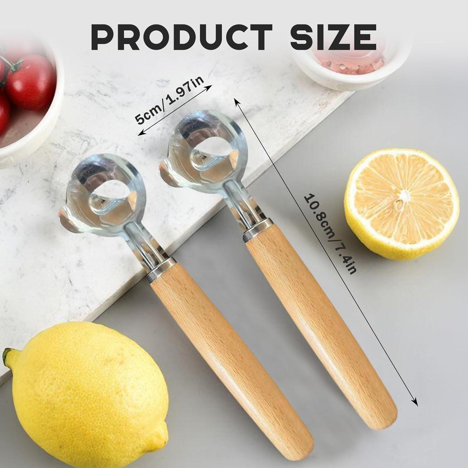 Paquete de 3 Peladoras de Cactus Wshxjzyay de Acero Inoxidable