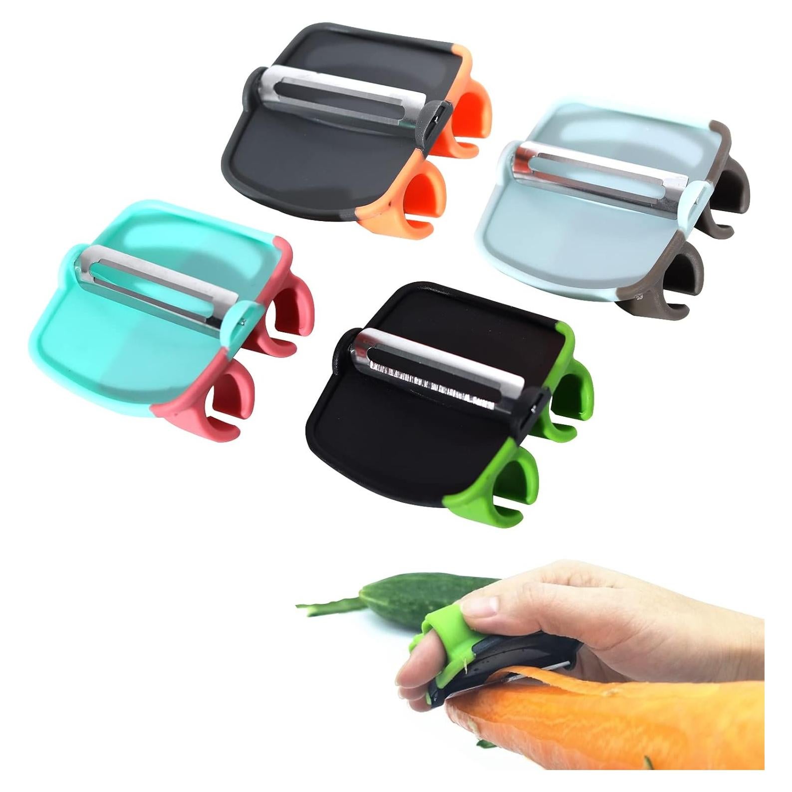 Pelador de Frutas de Palma CONSIO 4 Piezas Silicona Ergonomico