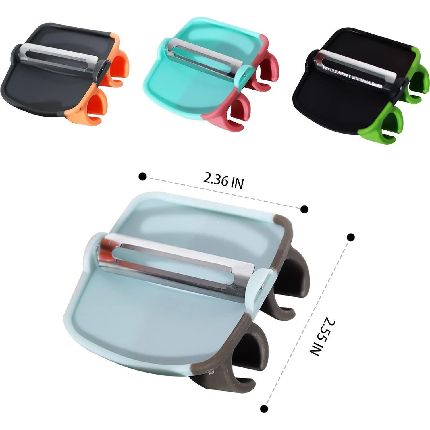 Pelador de Frutas de Palma CONSIO 4 Piezas Silicona Ergonomico