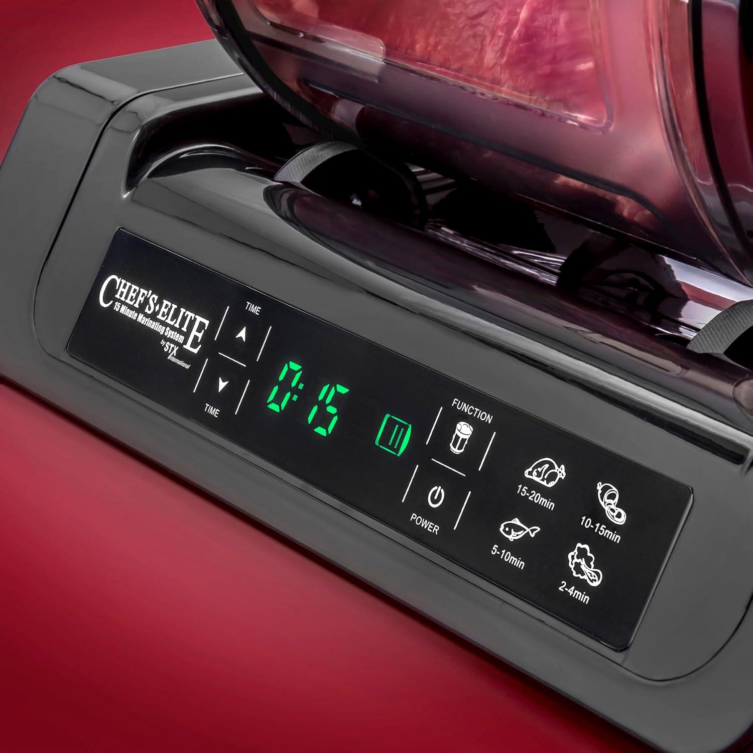 Marinador al Vacío STX Chef Elite 15 Minutos con Temporizador