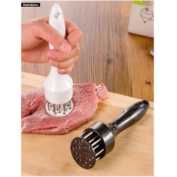 2 pc Meat Tenderizer, 16 Blades Stainless Steel Meat Tenderizer Needles.