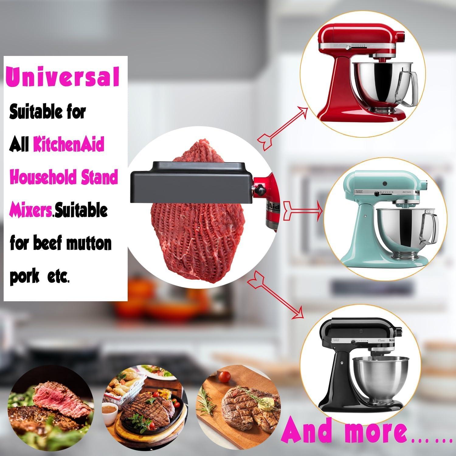 Mejorador de Carne KitchenAid/Cuisinart - Acero Inoxidable, Negro
