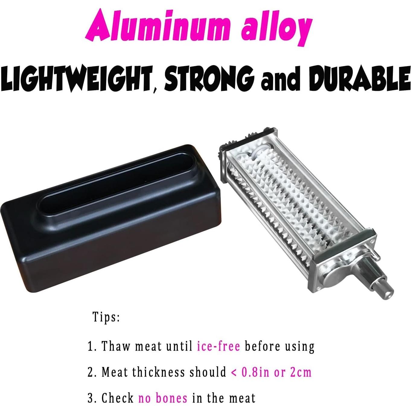 Mejorador de Carne KitchenAid/Cuisinart - Acero Inoxidable, Negro