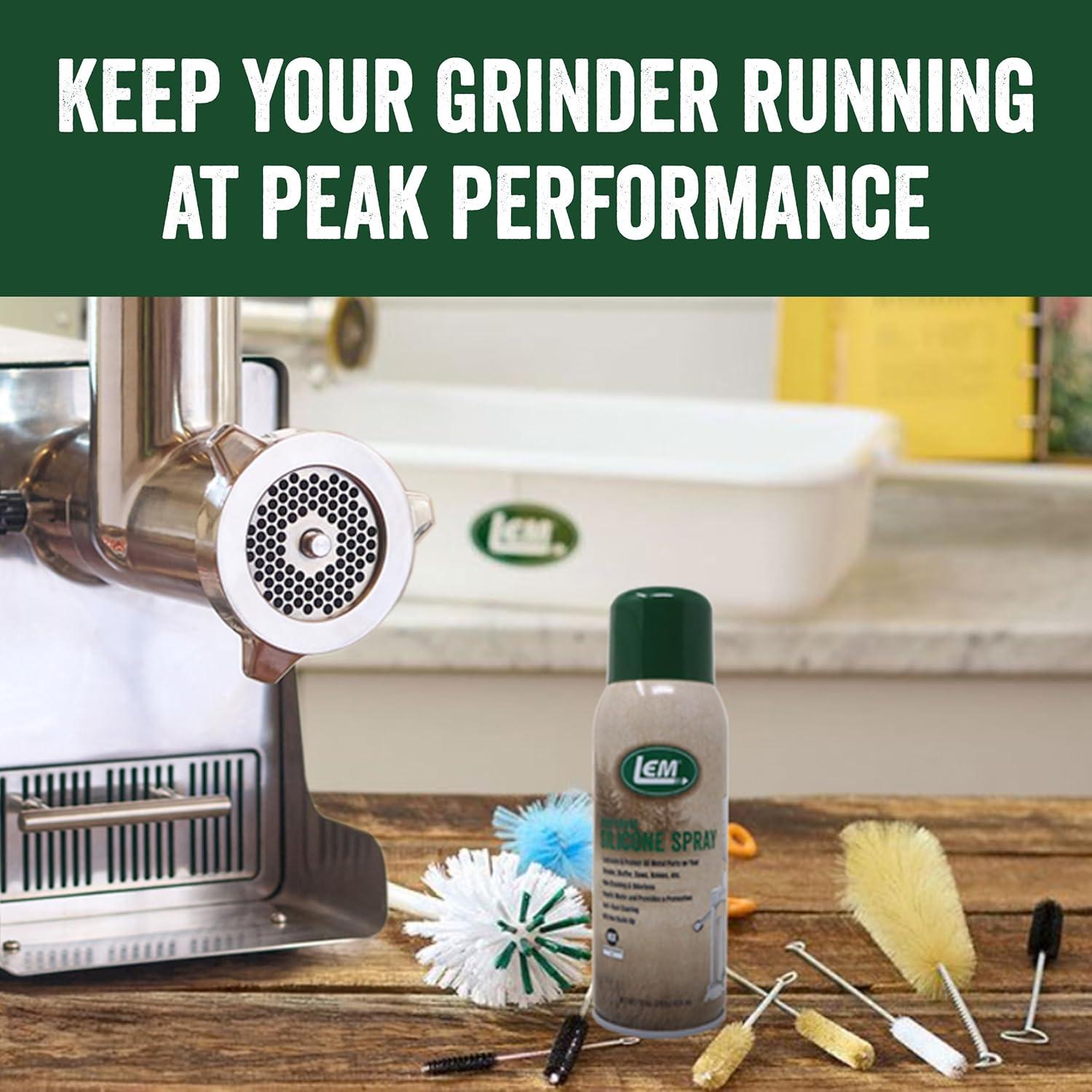 Kit de Limpieza para Molinillo de Carne LEM 686 - 10 Cepillos y Spray