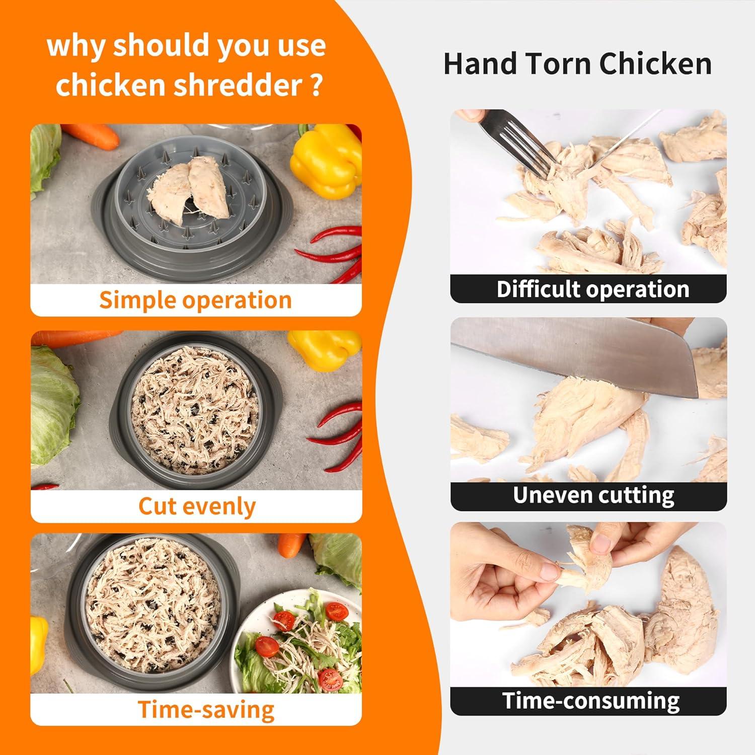 Kit de Preparación de Carne ONAIIX - Desmenuzador, Ablandador y Tijeras