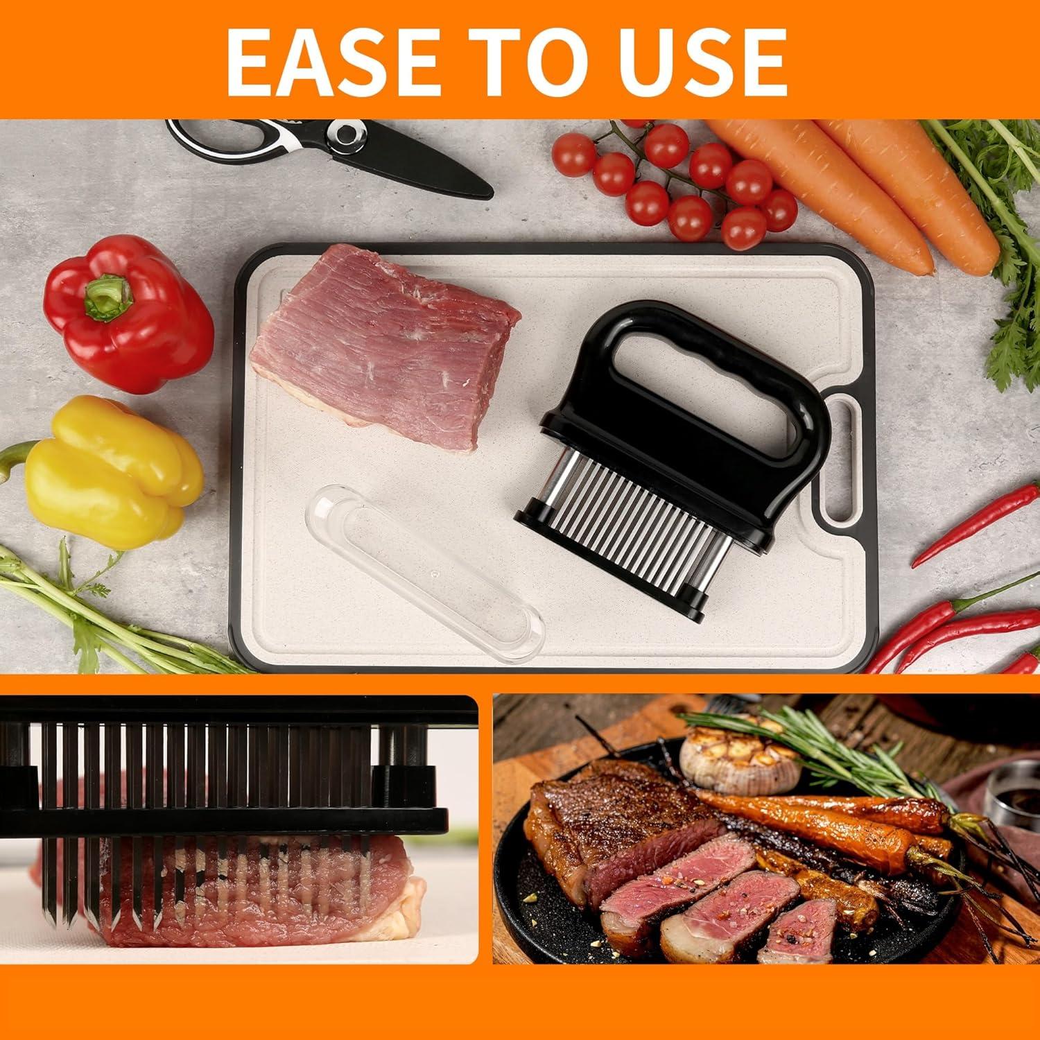 Kit de Preparación de Carne ONAIIX - Desmenuzador, Ablandador y Tijeras