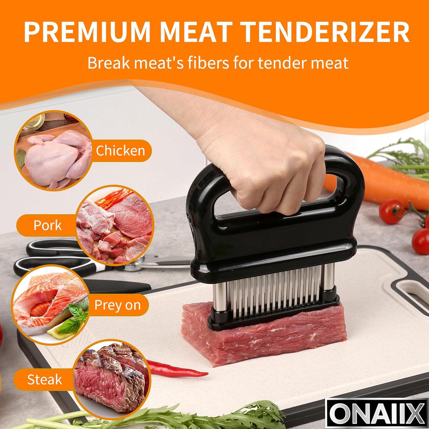 Kit de Preparación de Carne ONAIIX - Desmenuzador, Ablandador y Tijeras