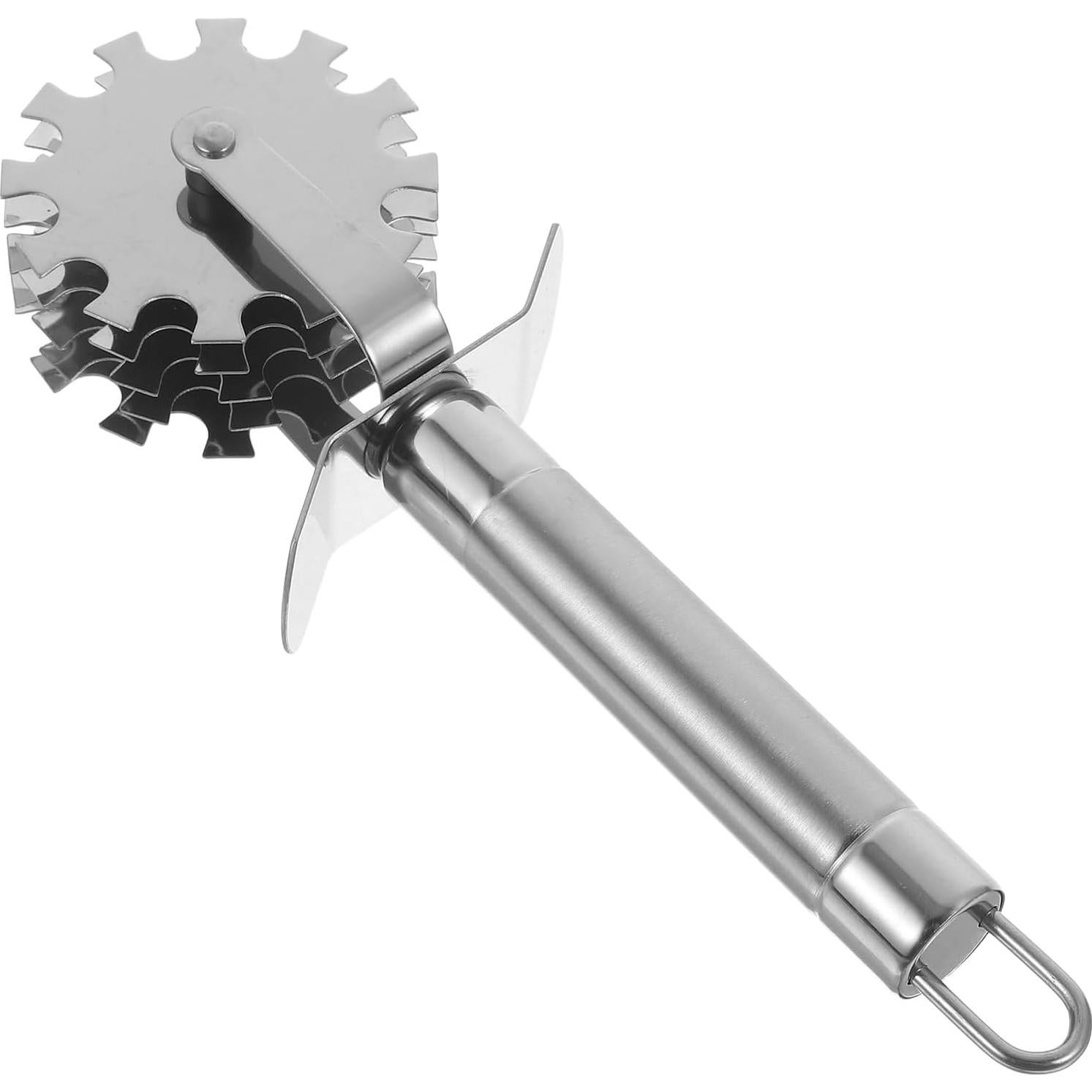 Rodillo Ablandador de Carne Acero Inoxidable STOBAZA 5 Ruedas