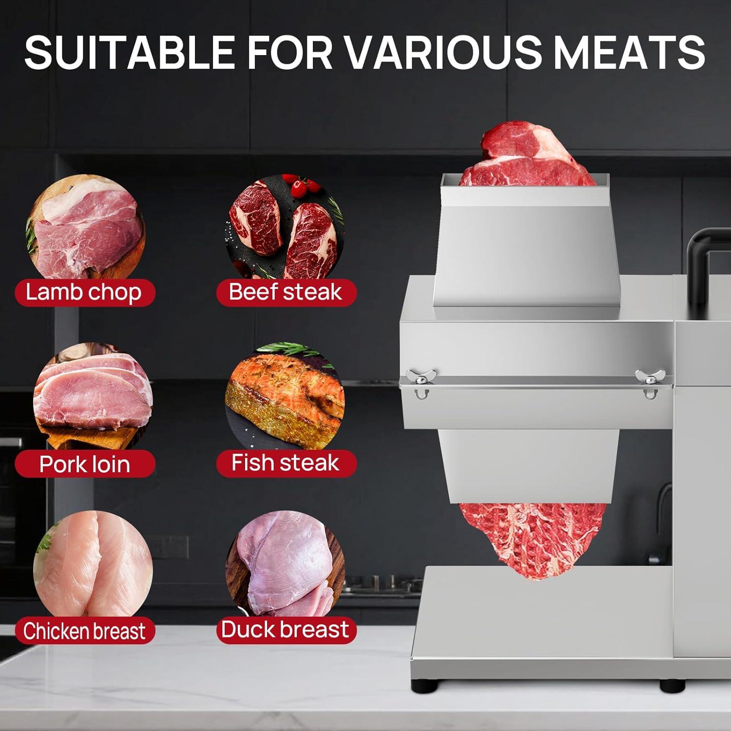 Ablandador de Carne Eléctrico ARINOO 450W con 54 Cuchillas