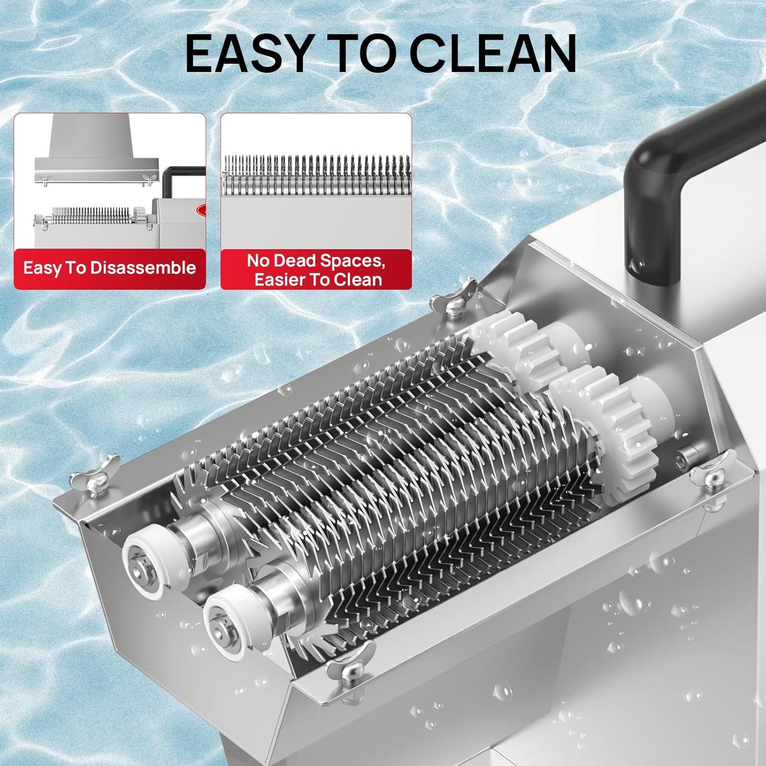 Ablandador de Carne Eléctrico ARINOO 450W con 54 Cuchillas