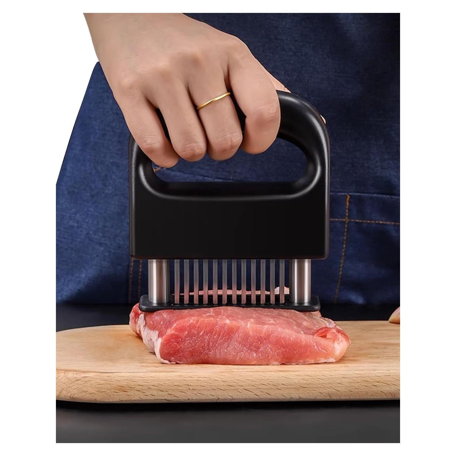 Herramienta para Ablandar Carne XUXSO 48 Cuchillas Acero Inoxidable