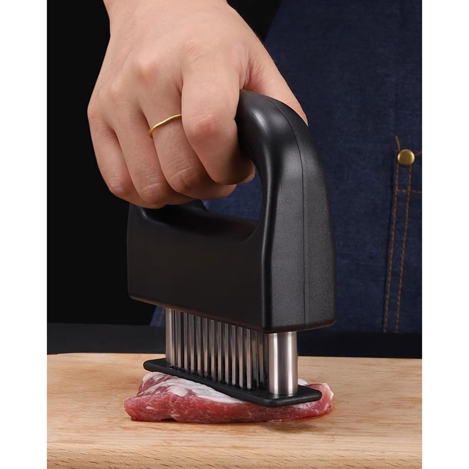 Herramienta para Ablandar Carne XUXSO 48 Cuchillas Acero Inoxidable