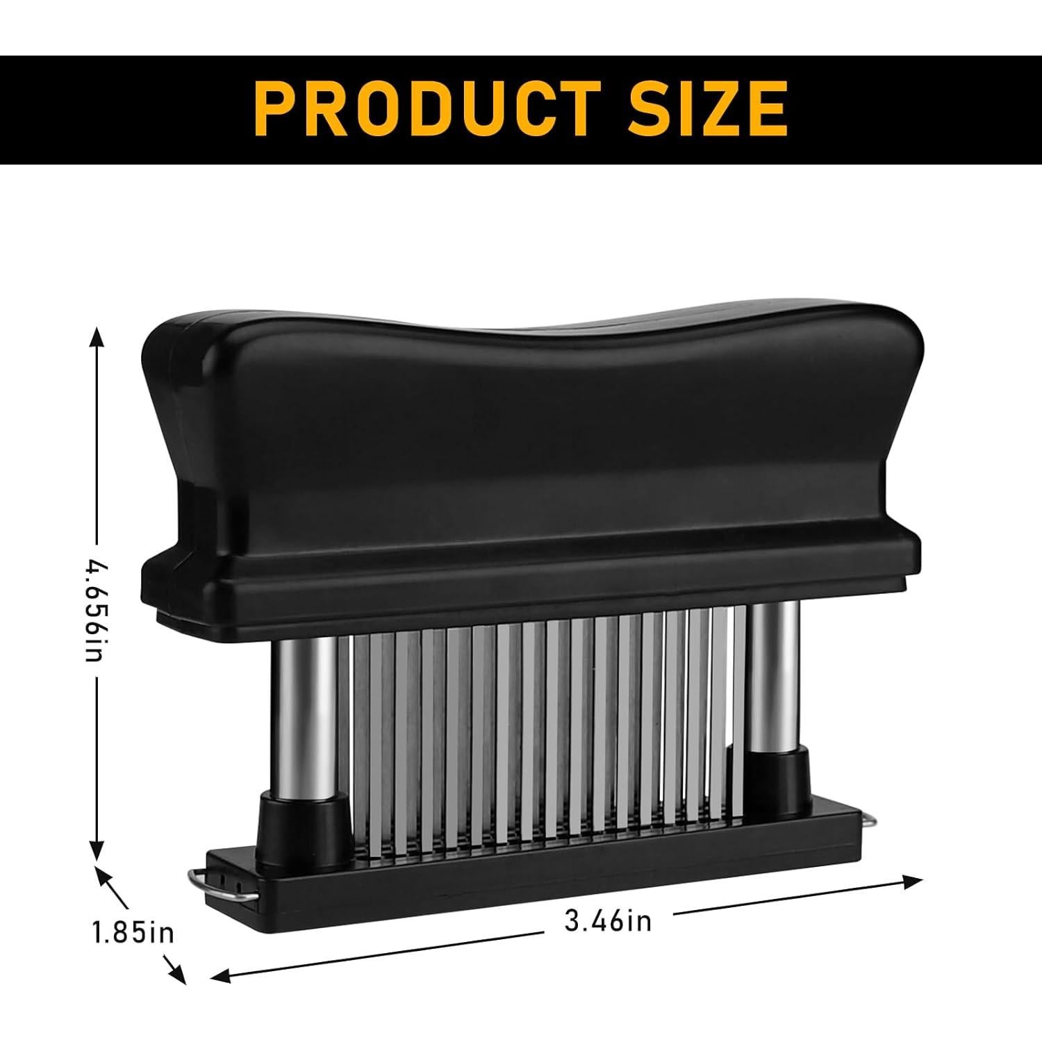 Ablandador de carne ZMYTHOPIA con 48 agujas de acero inoxidable
