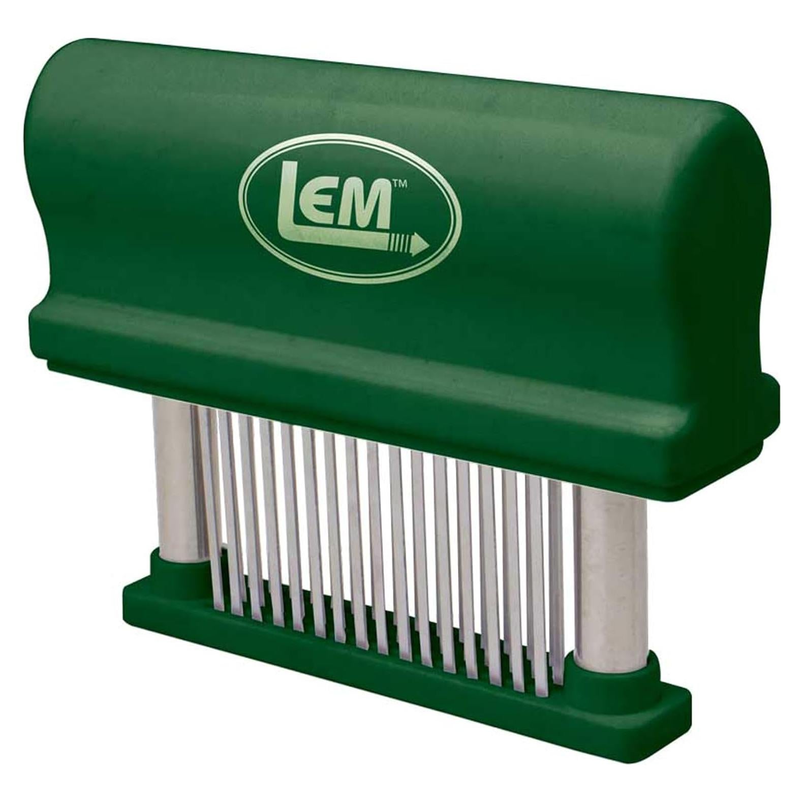 Ablandador de Carne LEM 48 Cuchillas Acero Inoxidable Verde