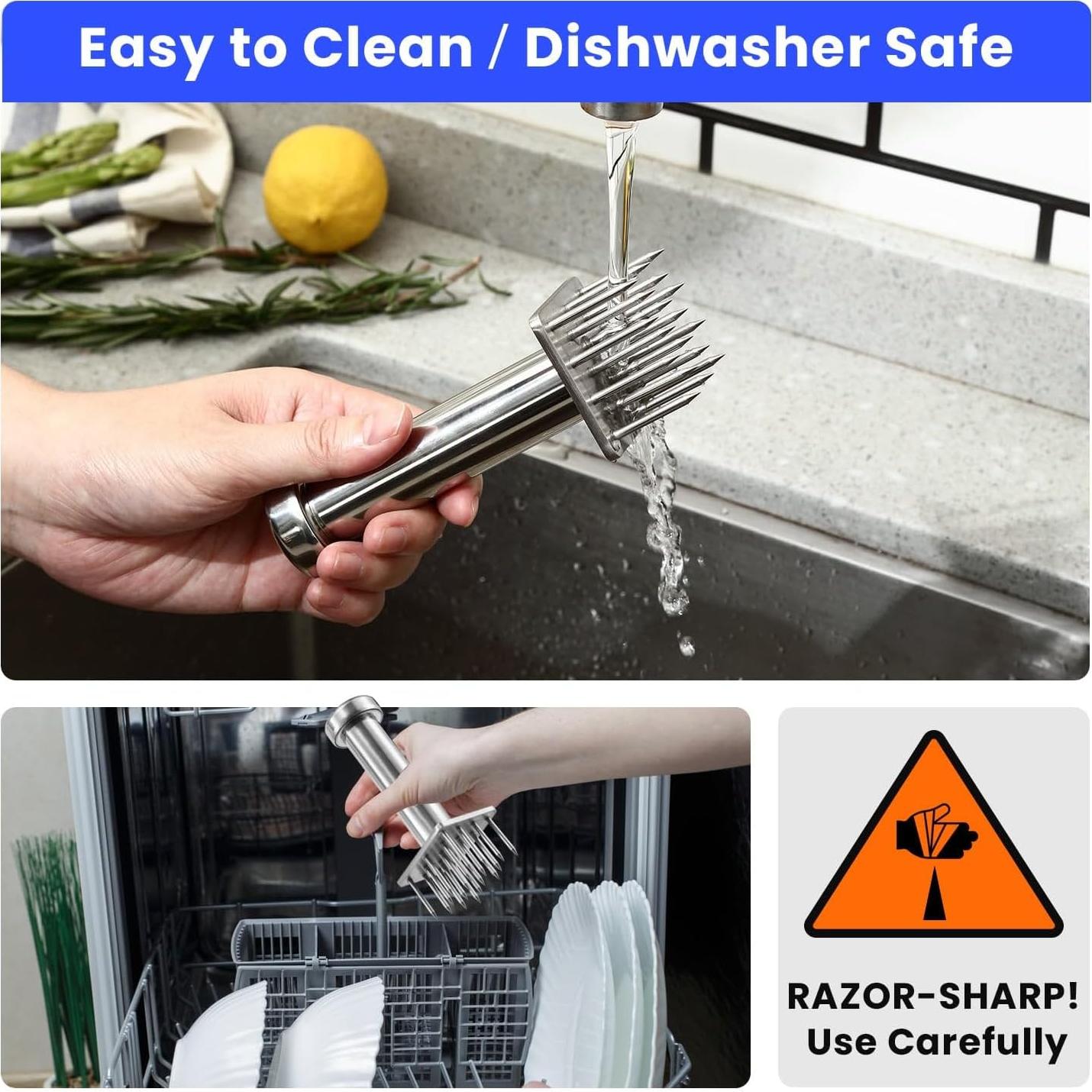 Ablandador de Carne Aihomo Acero Inoxidable 304 18 Agujas