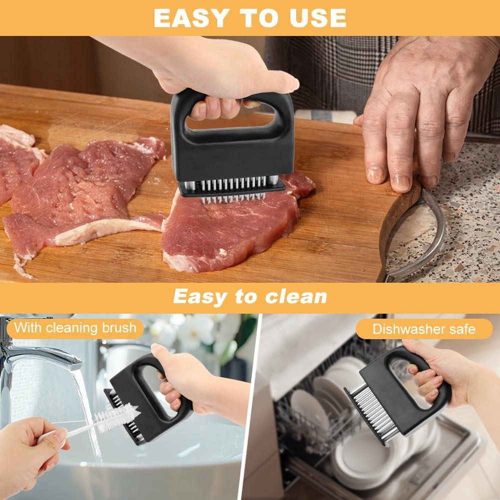 Ablandador de Carne LVOERTUIG de Acero Inoxidable 48 Agujas